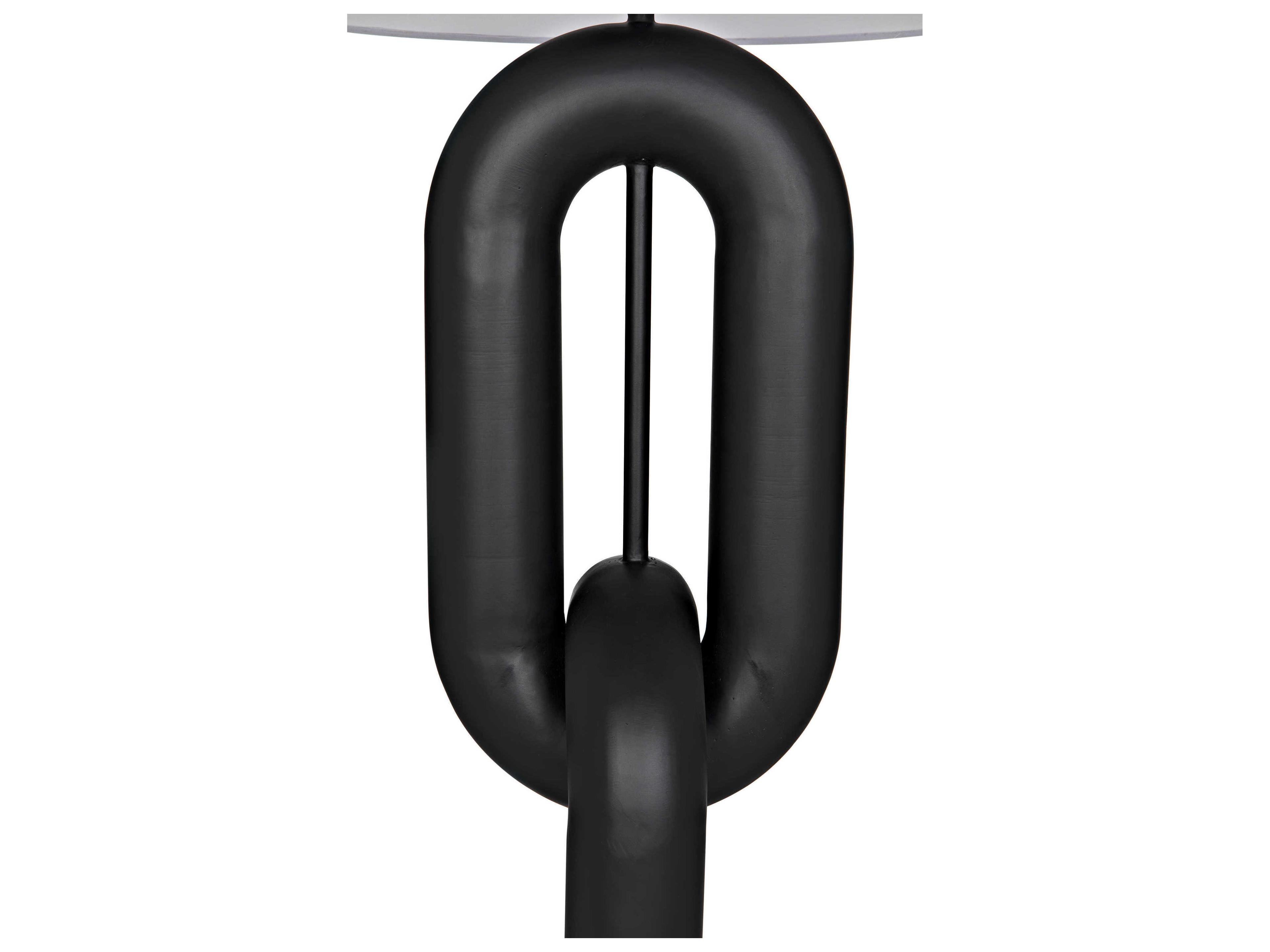 Noir Matte Black Special Shade Floor Lamp