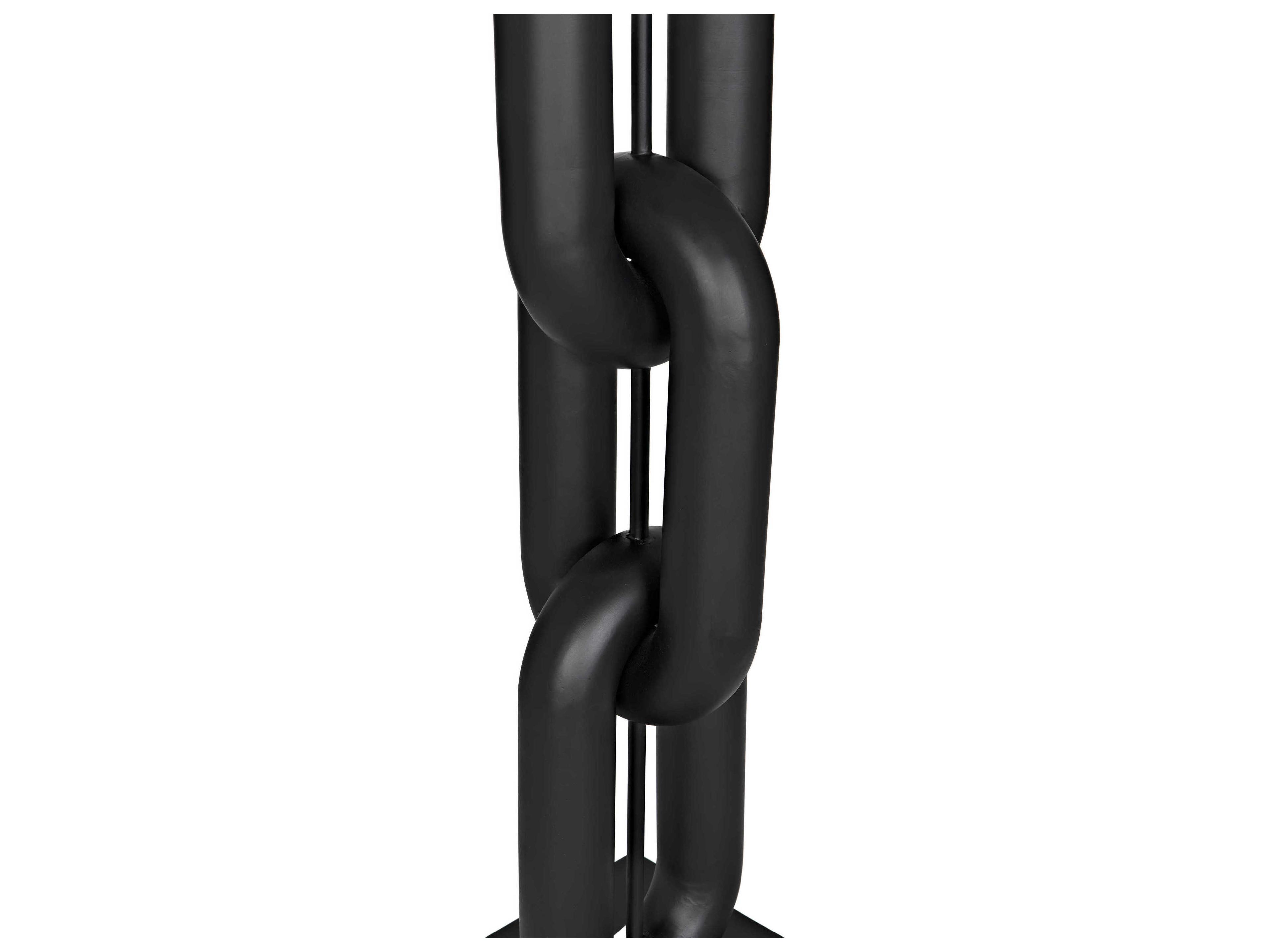 Noir Matte Black Special Shade Floor Lamp