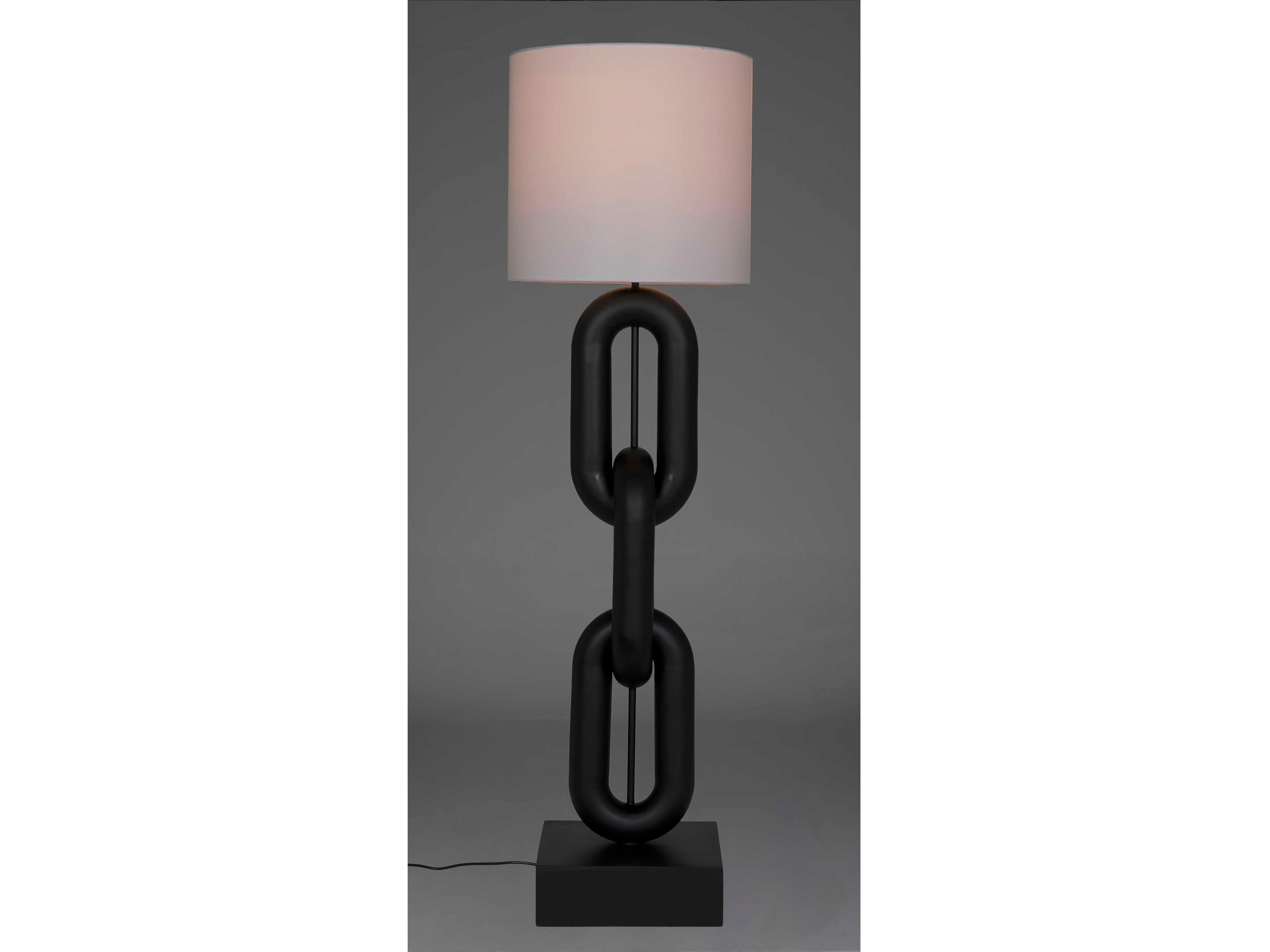 Noir Matte Black Special Shade Floor Lamp