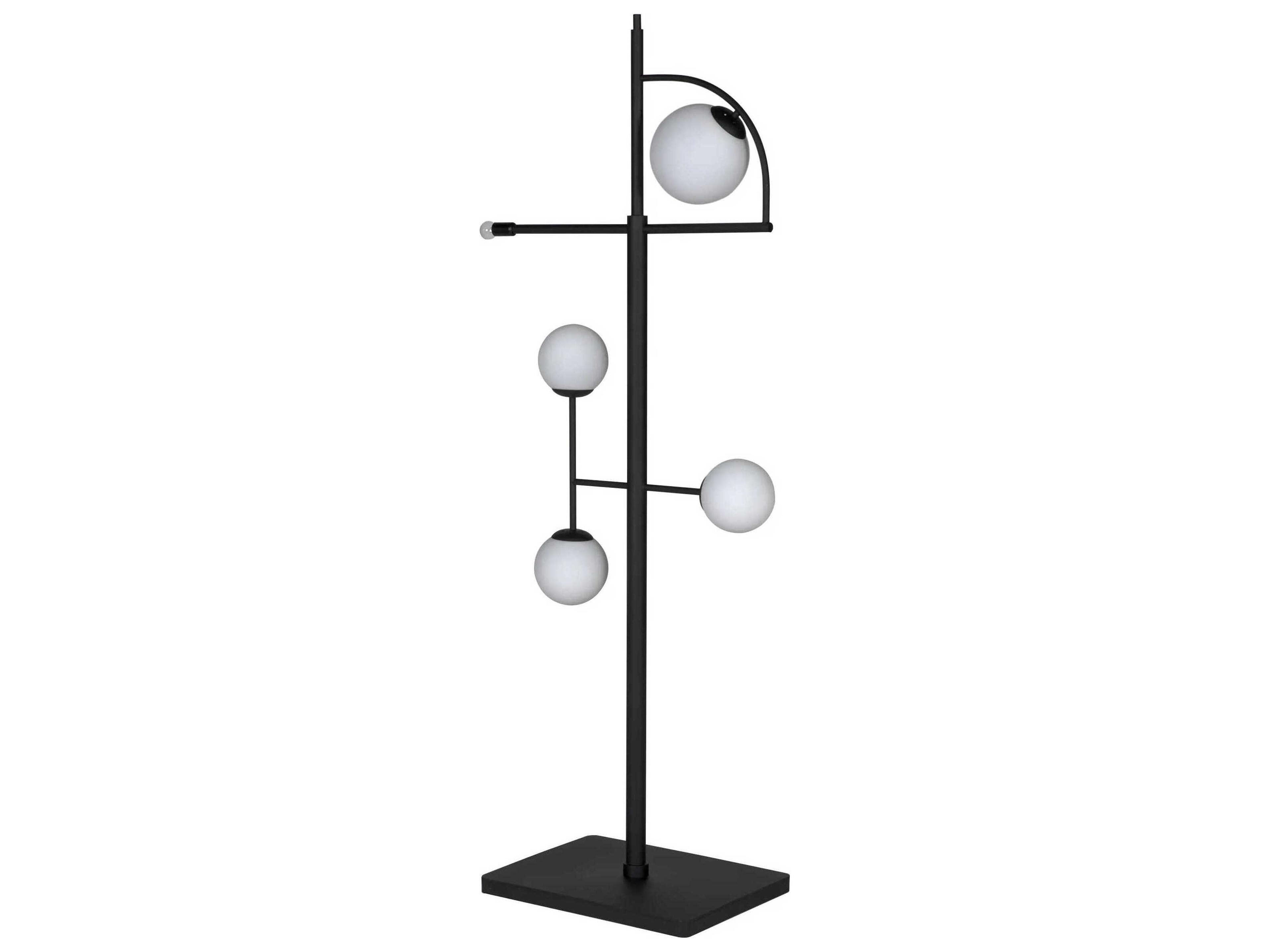 Dasha Matte Black Floor Lamp