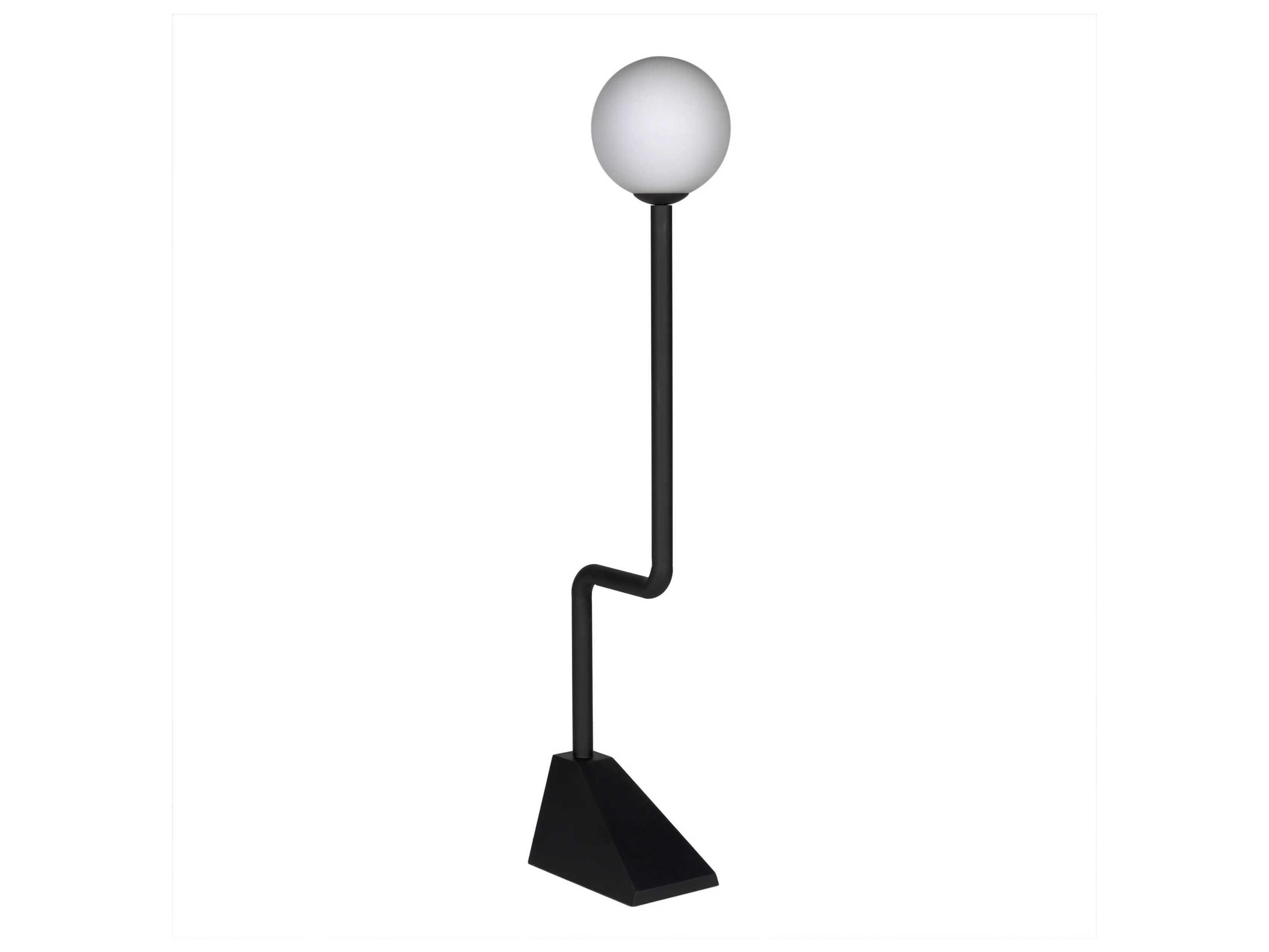 Dallas Matte Black Floor Lamp