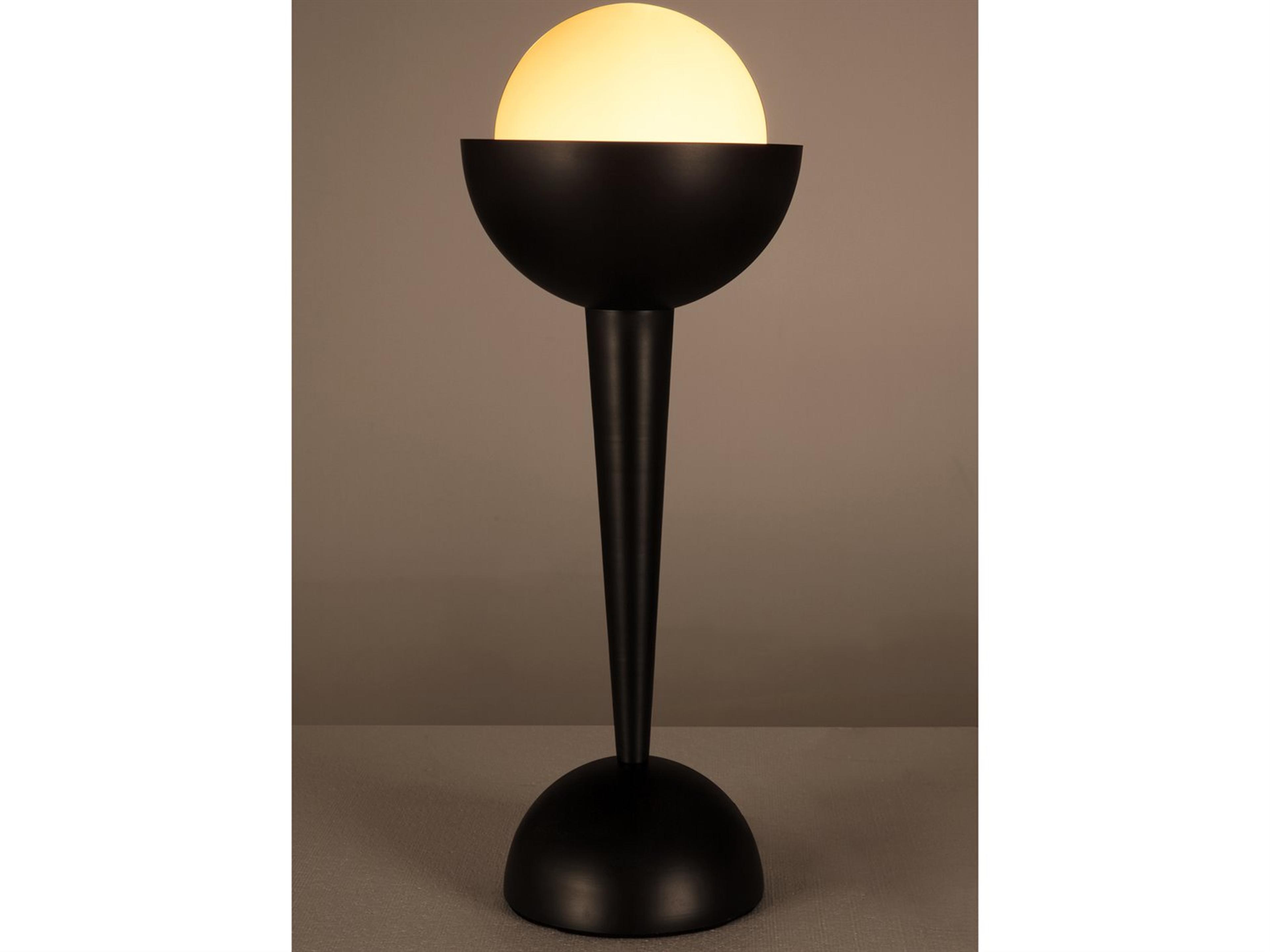 Sunday Morning Matte Black Buffet Lamp