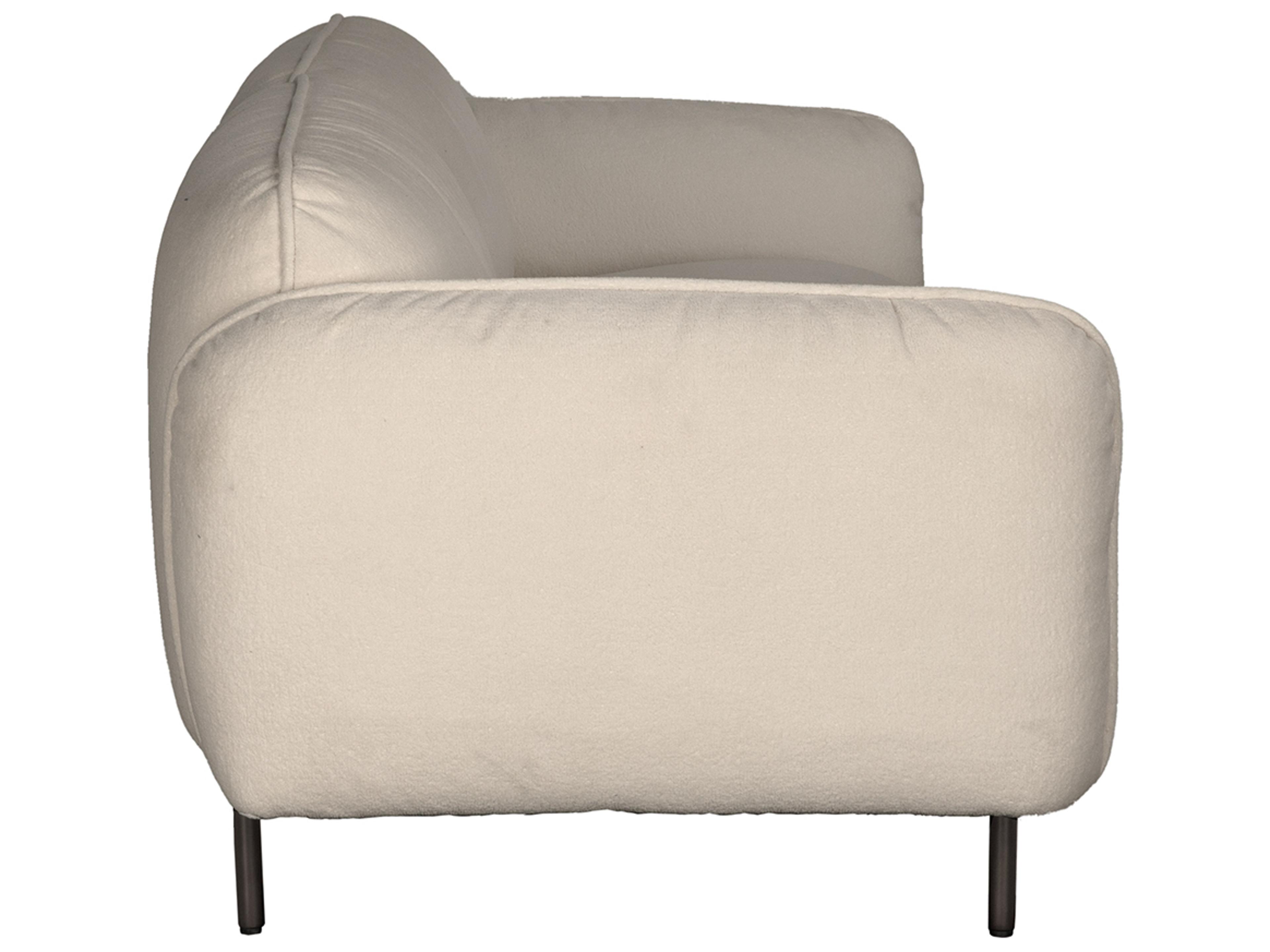 Noir Franklin Off White Upholstered Sofa