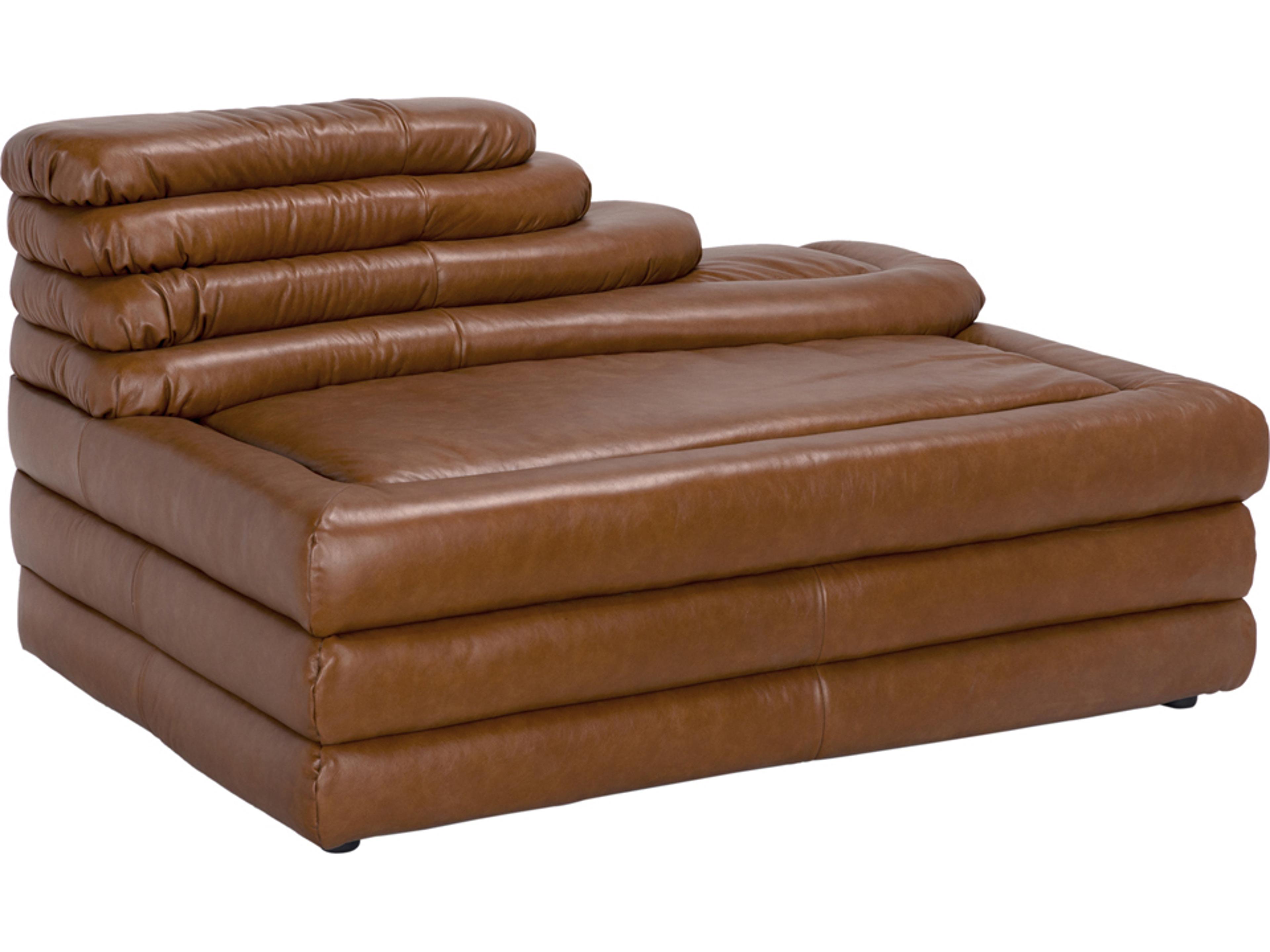 Bandera Tan Leather Modular Chair