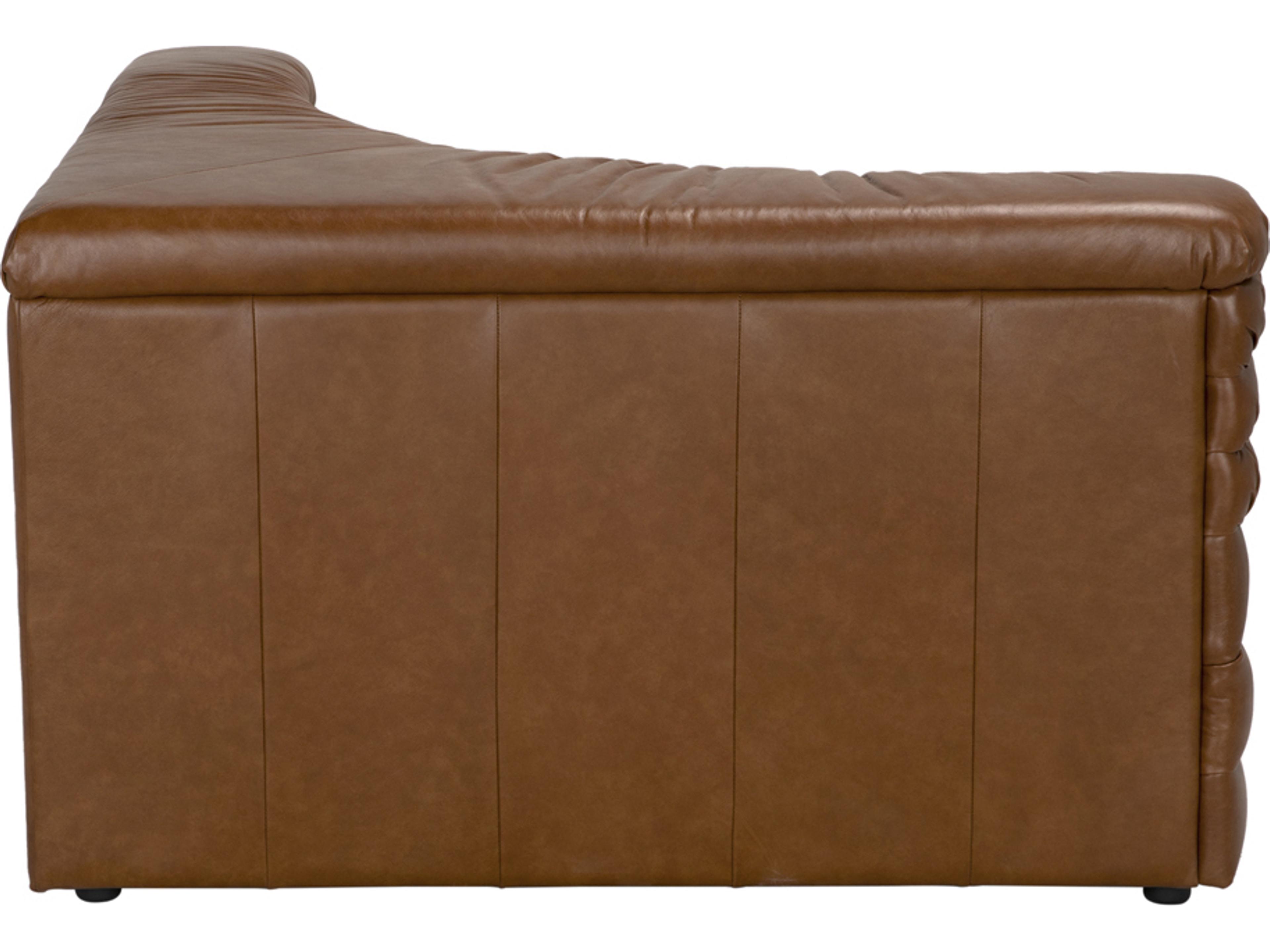 Noir Bandera Tan Leather Modular Sofa