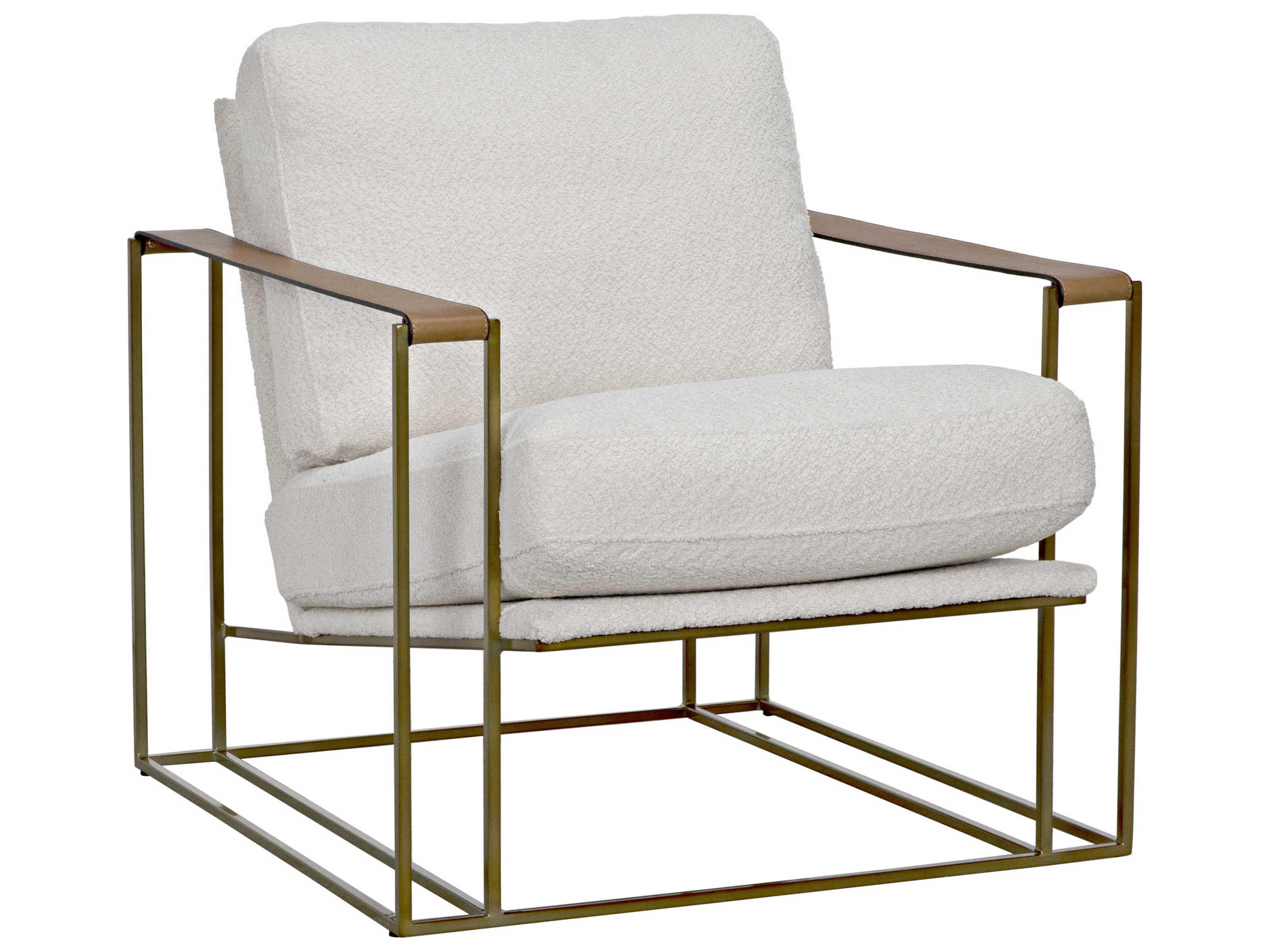 Gold Fabric Accent Chair