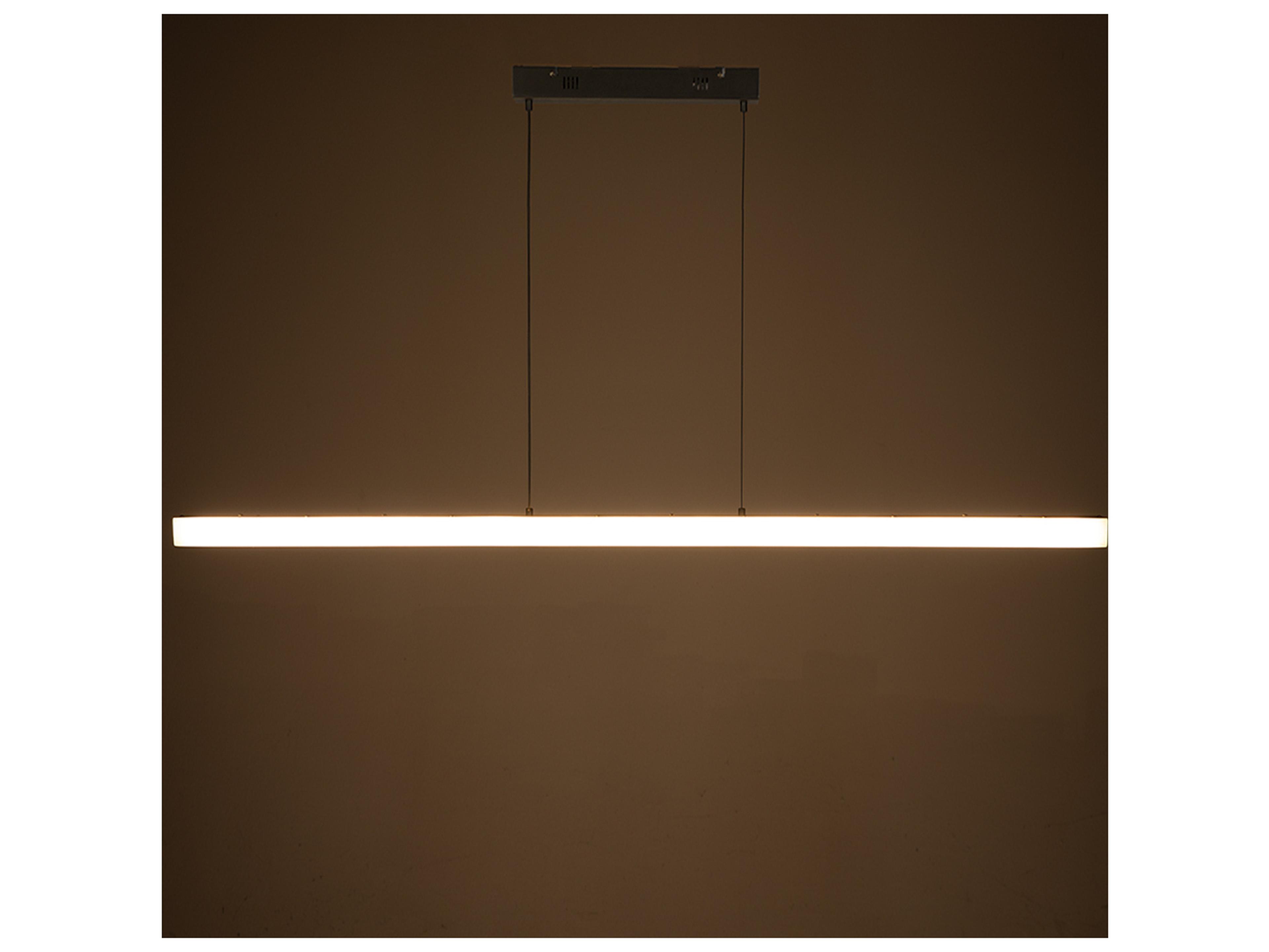 Noir Astoria 1-light Light Stone And Brass Linear Island Pendant