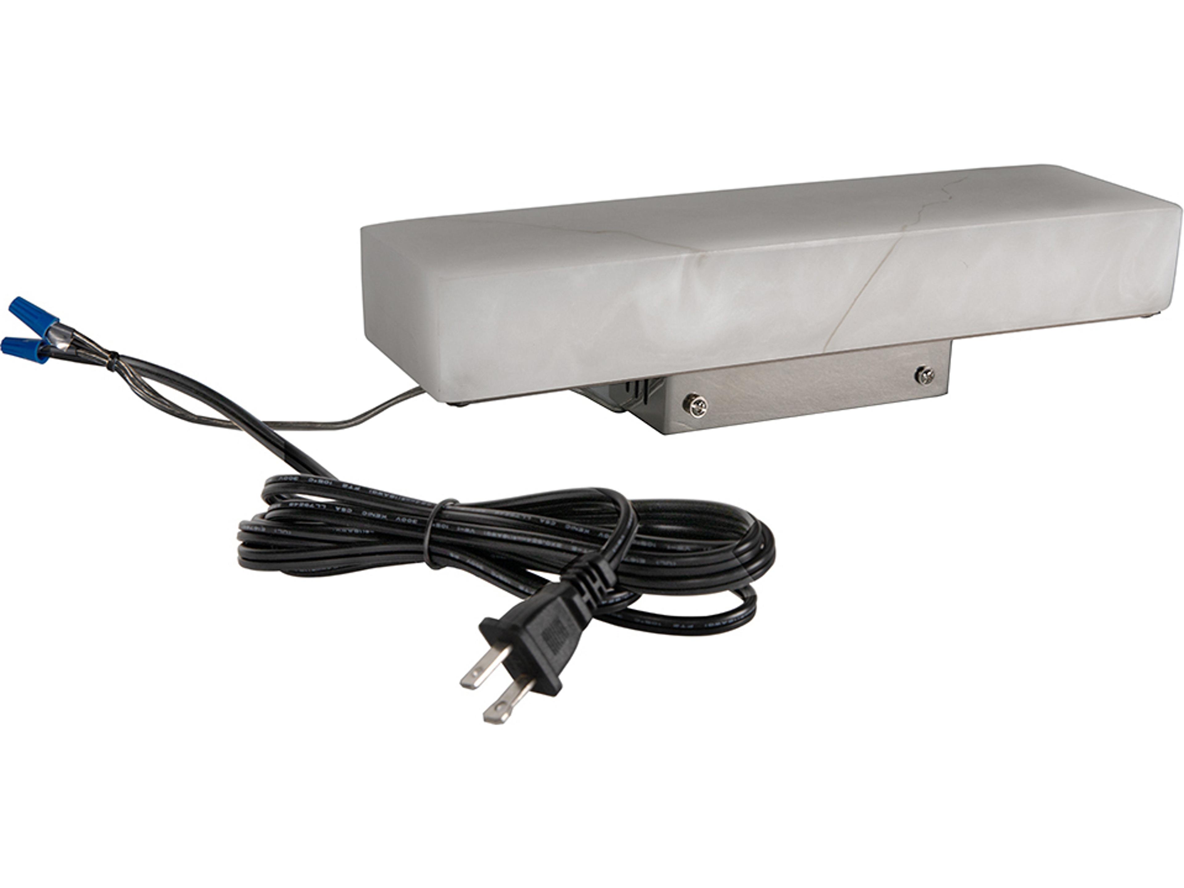 Stein 1-light Light Stone And Silver Wall Sconce