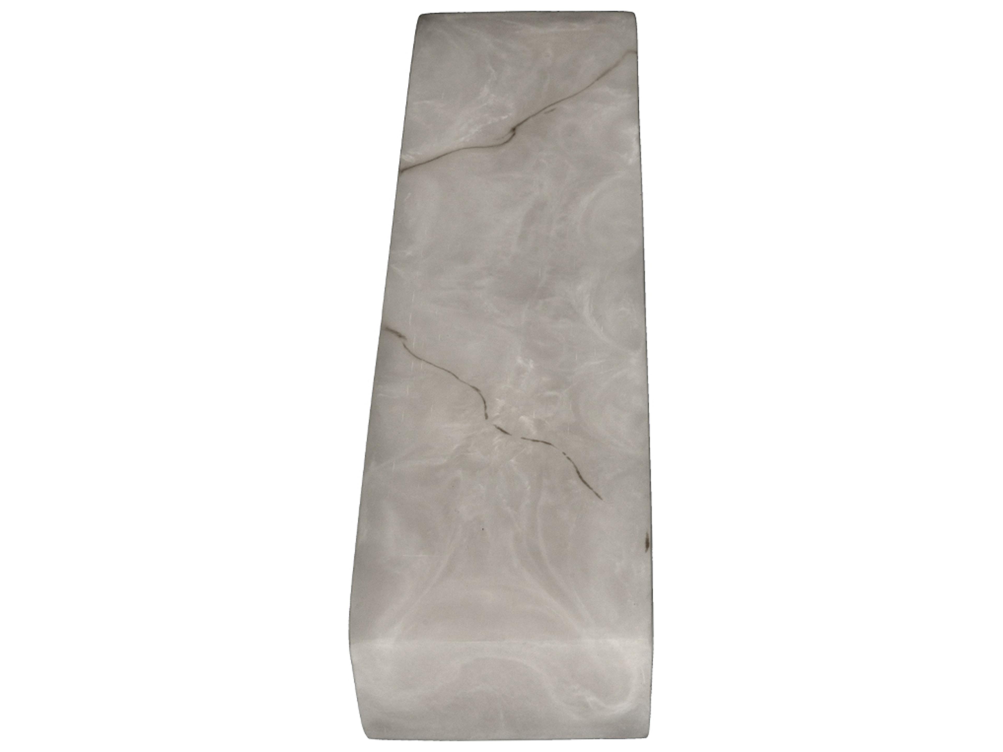 Noir Stein 1-light Light Stone And Silver Wall Sconce