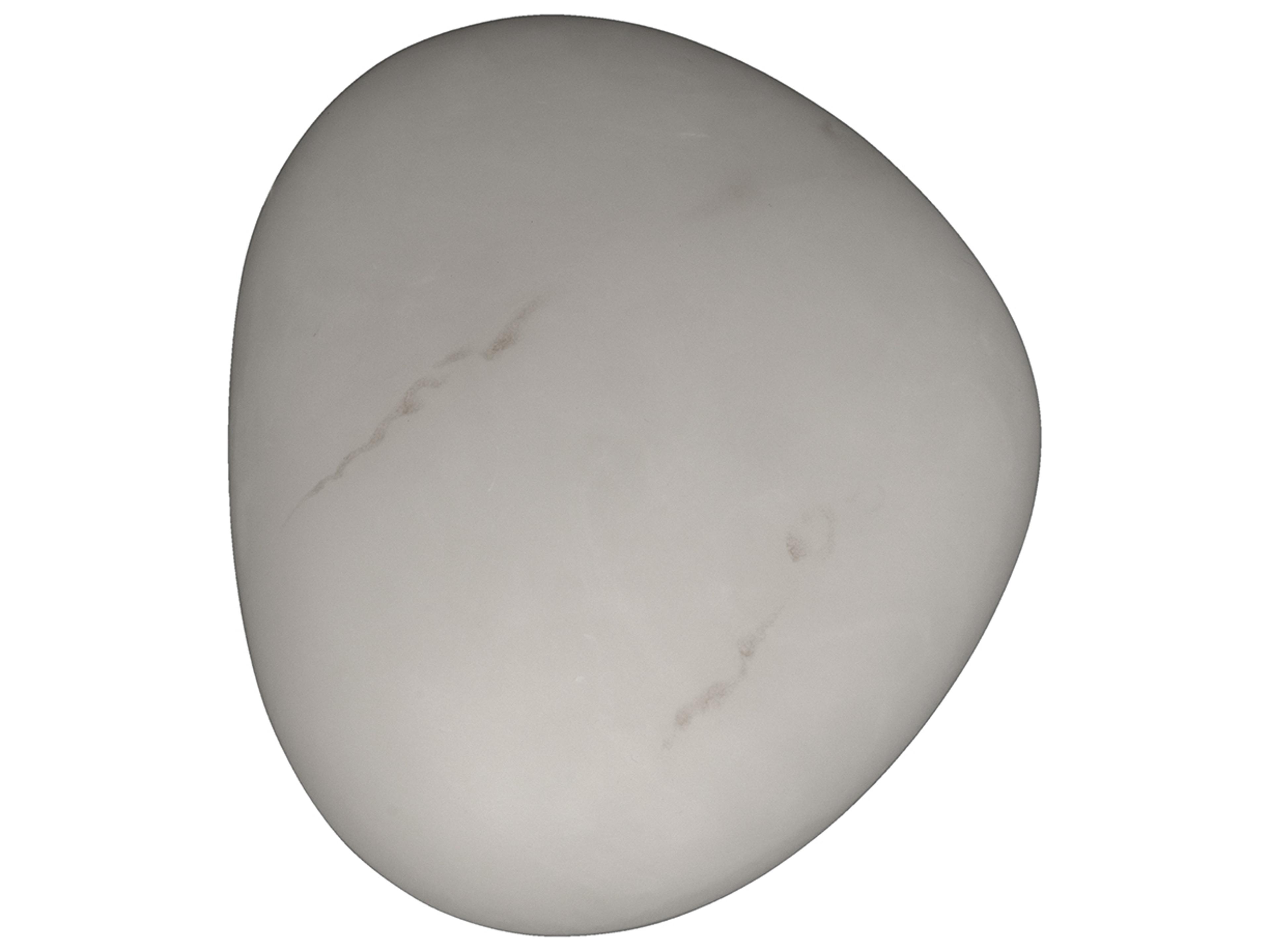 Stein 1-light Light Stone And Silver White Wall Sconce