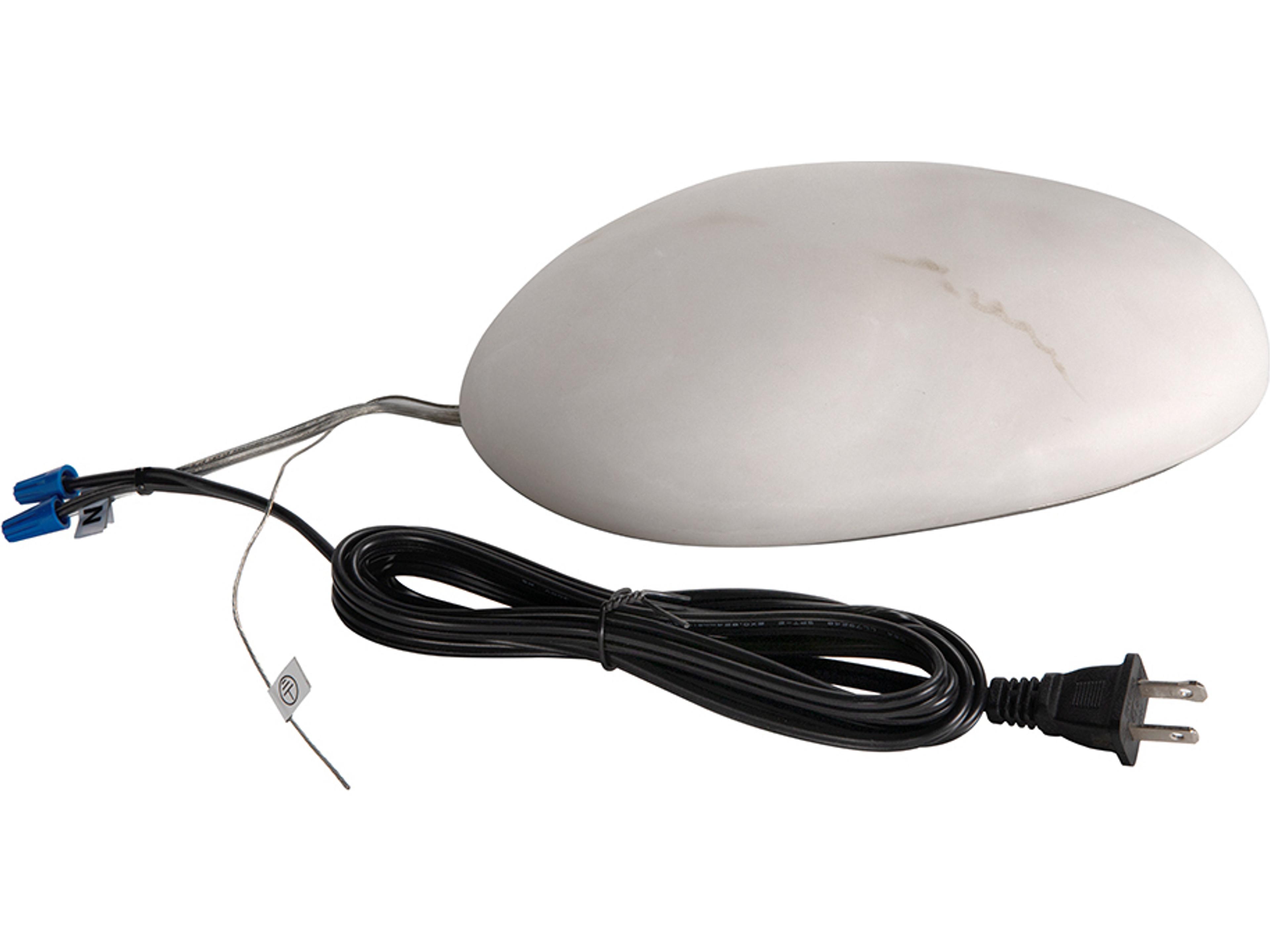 Noir Stein 1-light Light Stone And Silver White Wall Sconce