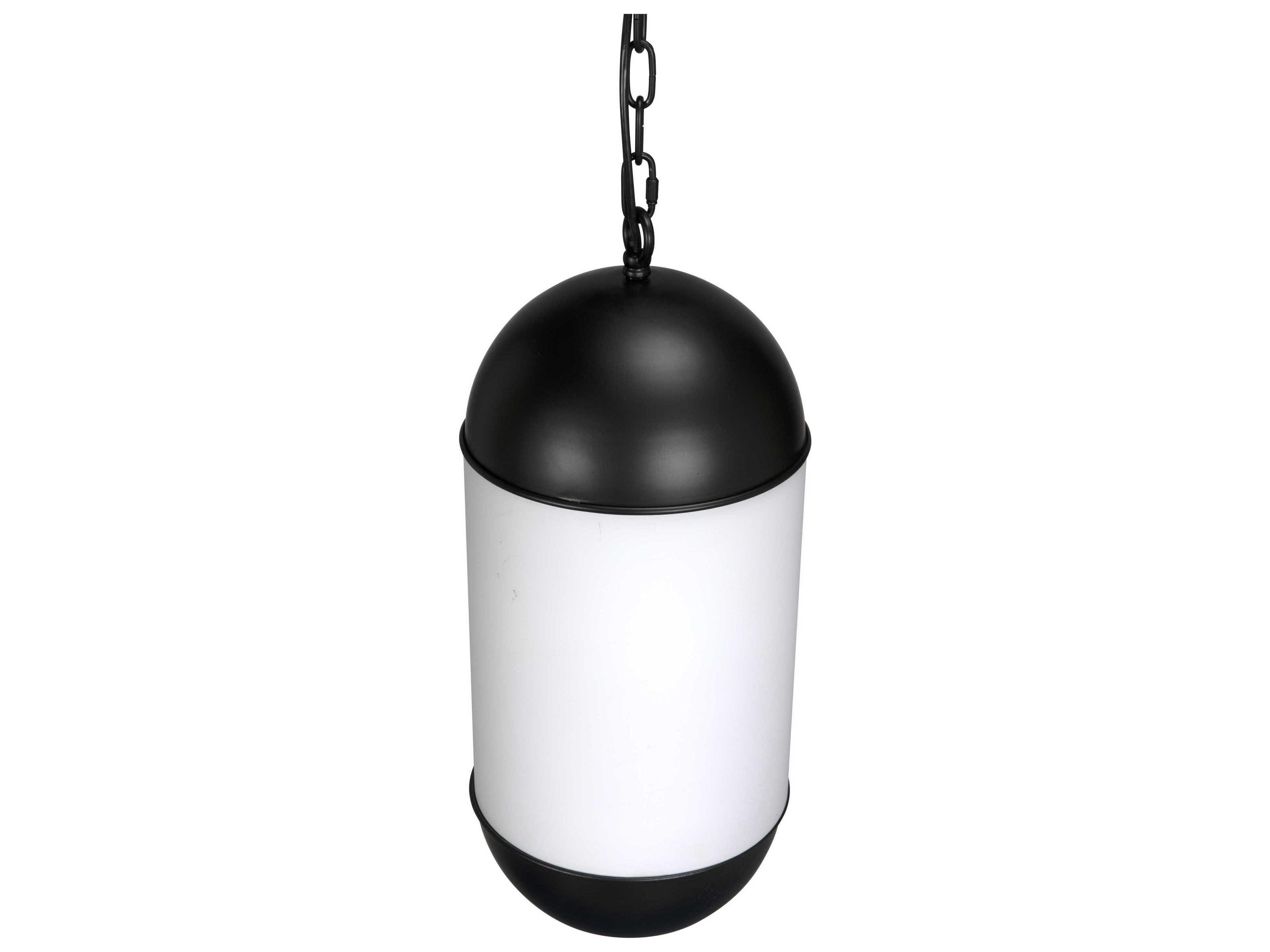 Noir 3-Light Matte Black And Frosted Glass Cylinder Linear Mini Pendant