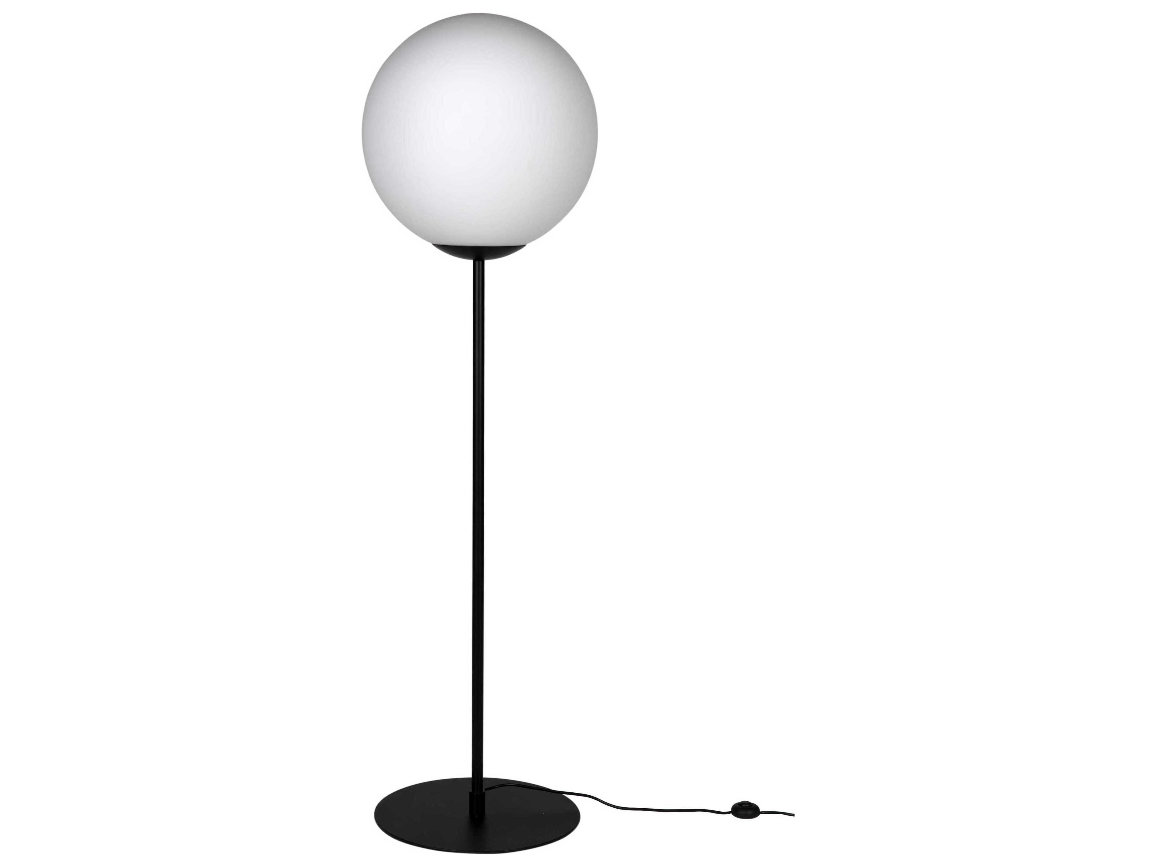 Lazarus Matte Black Floor Lamp