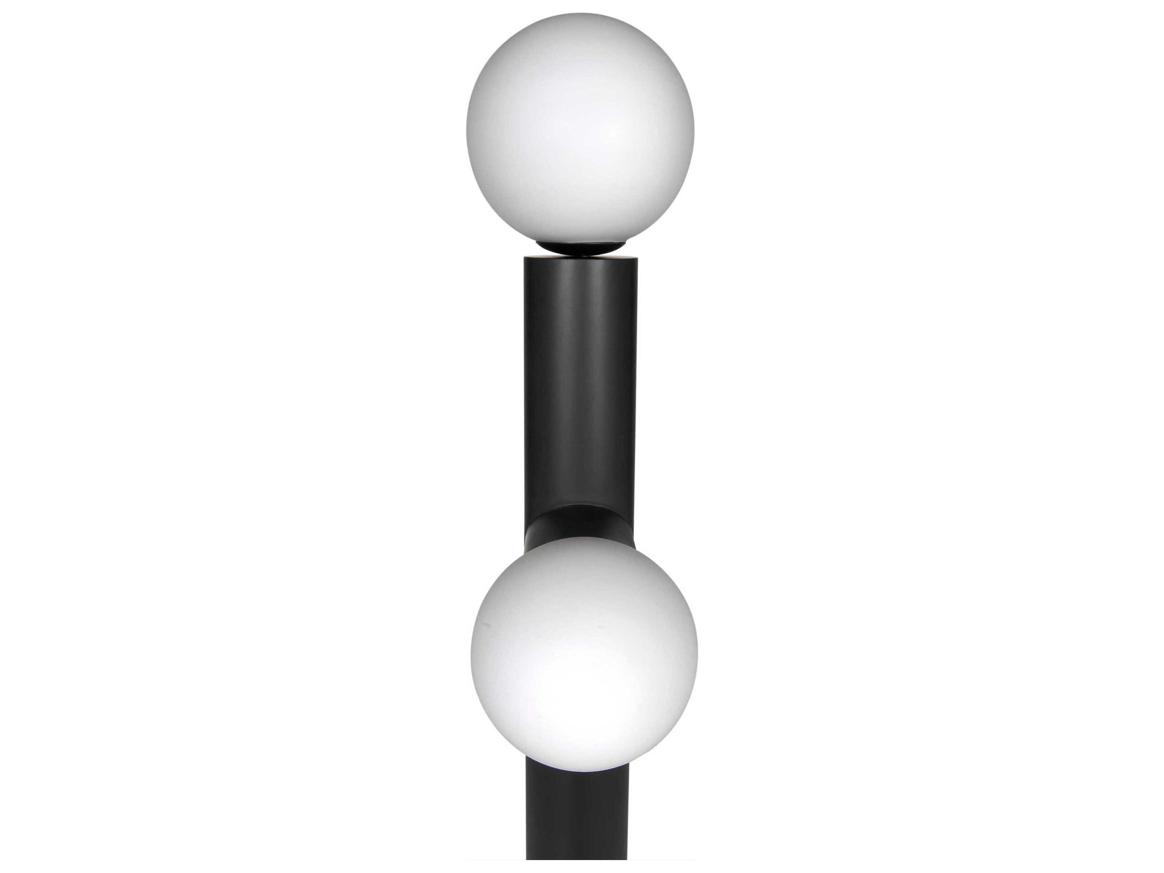 Noir Marlowe Matte Black Floor Lamp