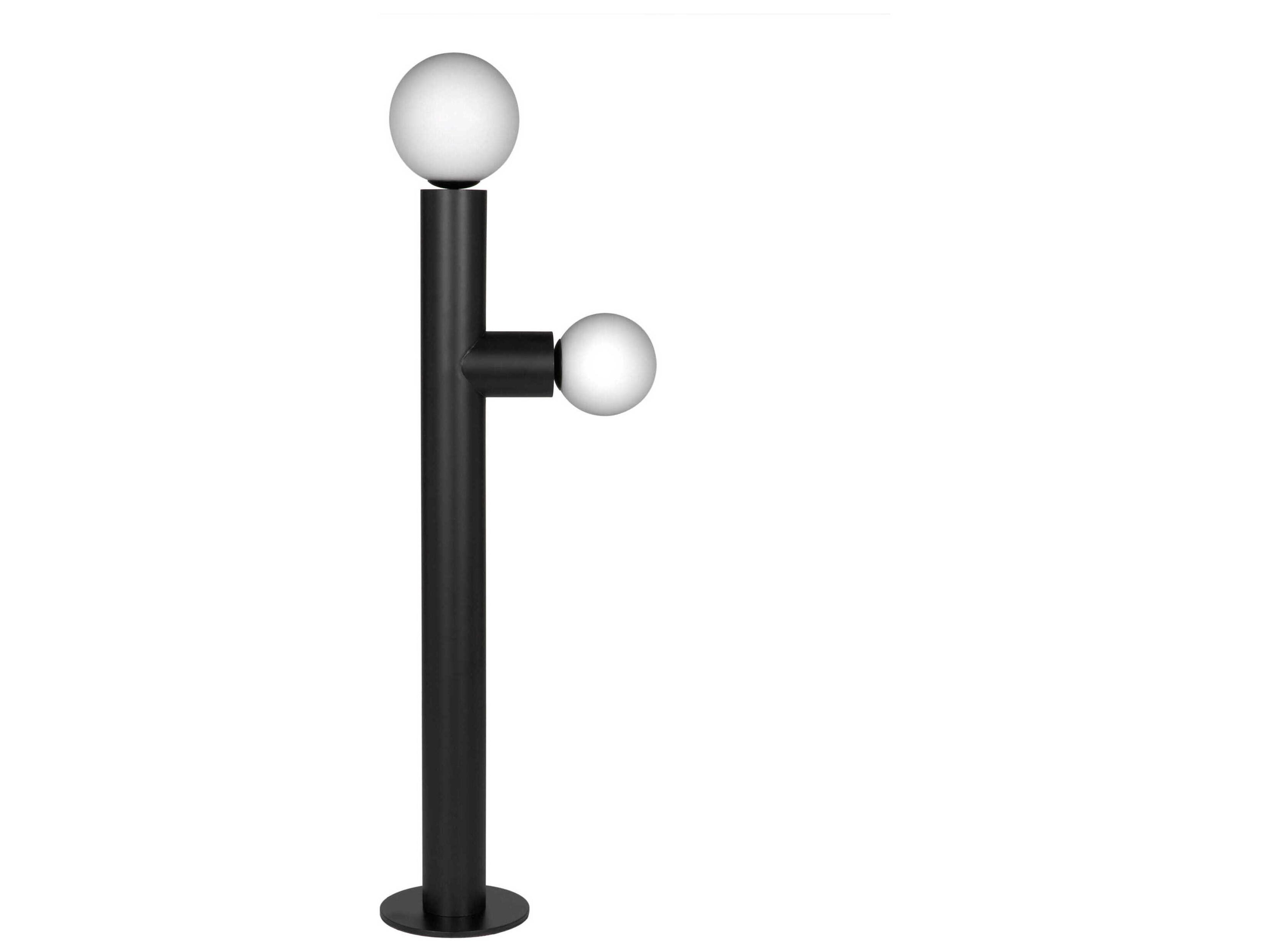 Noir Marlowe Matte Black Floor Lamp