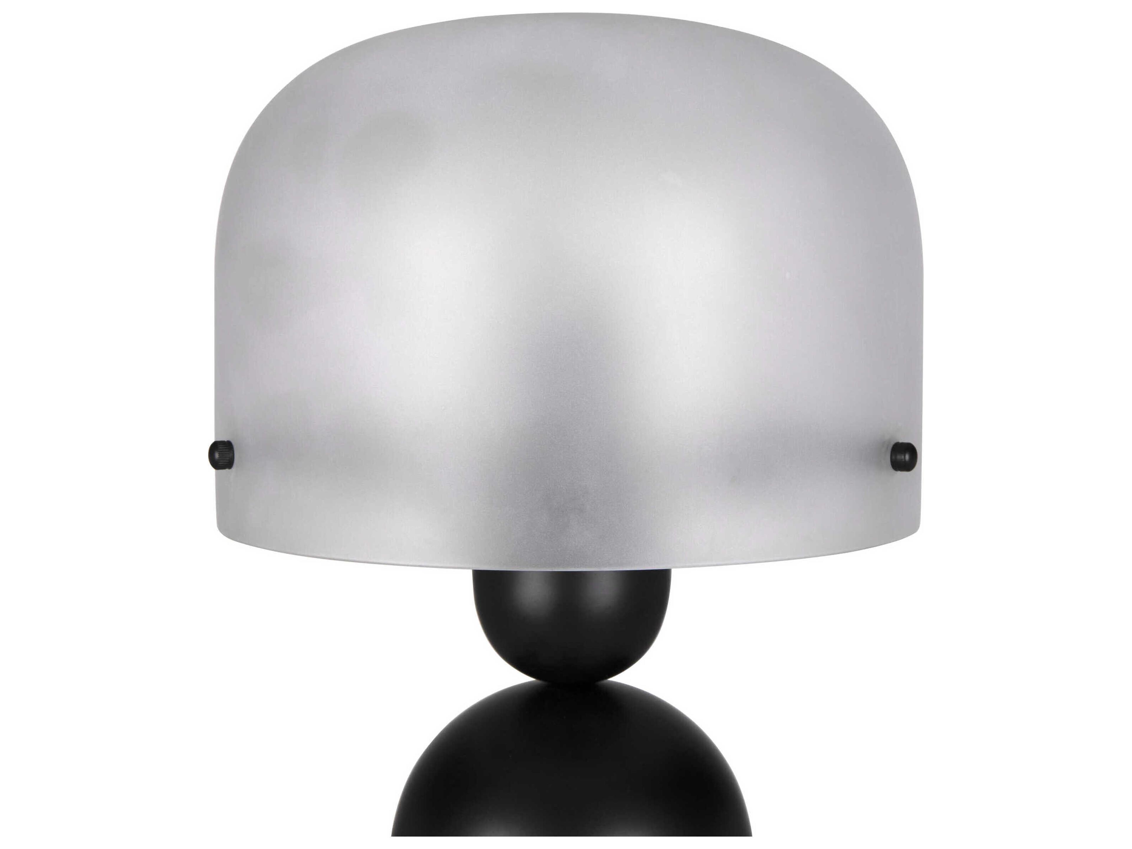 Noir Emma Matte Black Buffet Lamp