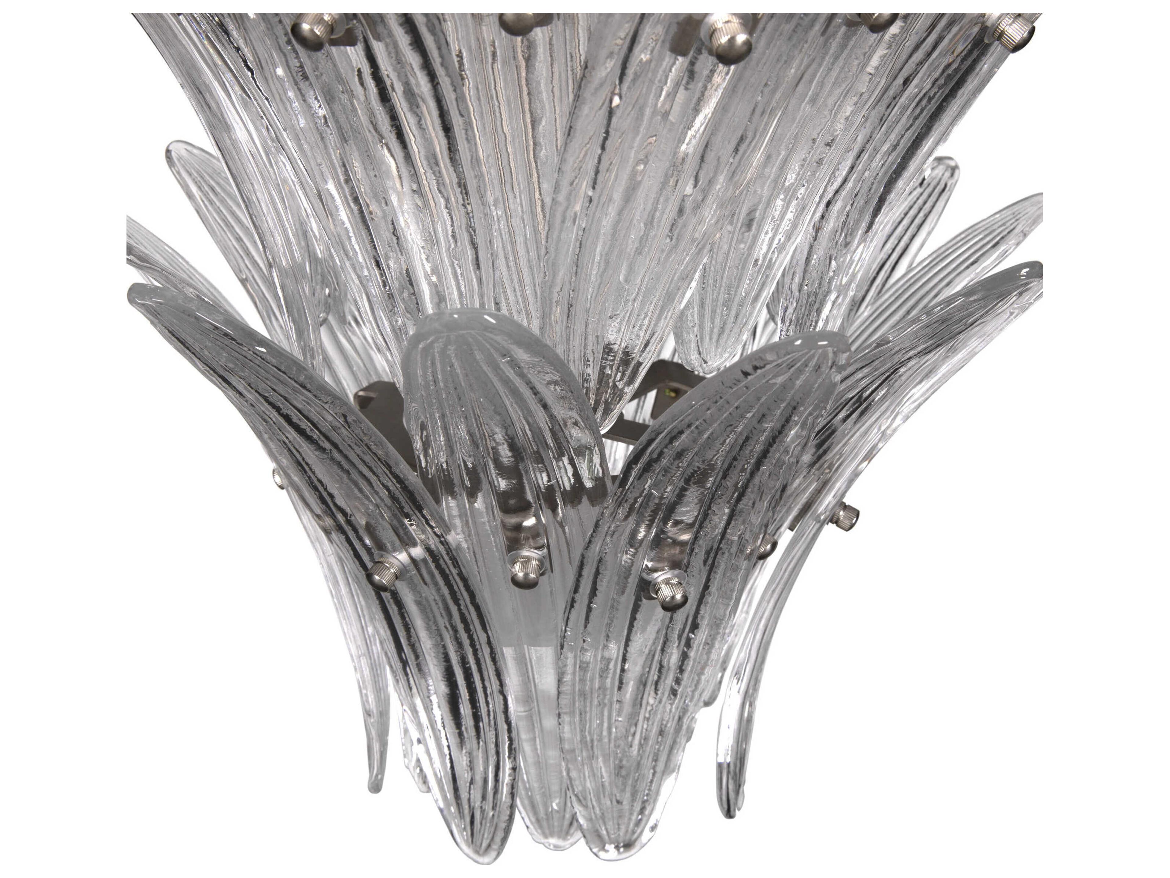 Noir Emperor 12-Light Antique Silver Chandelier