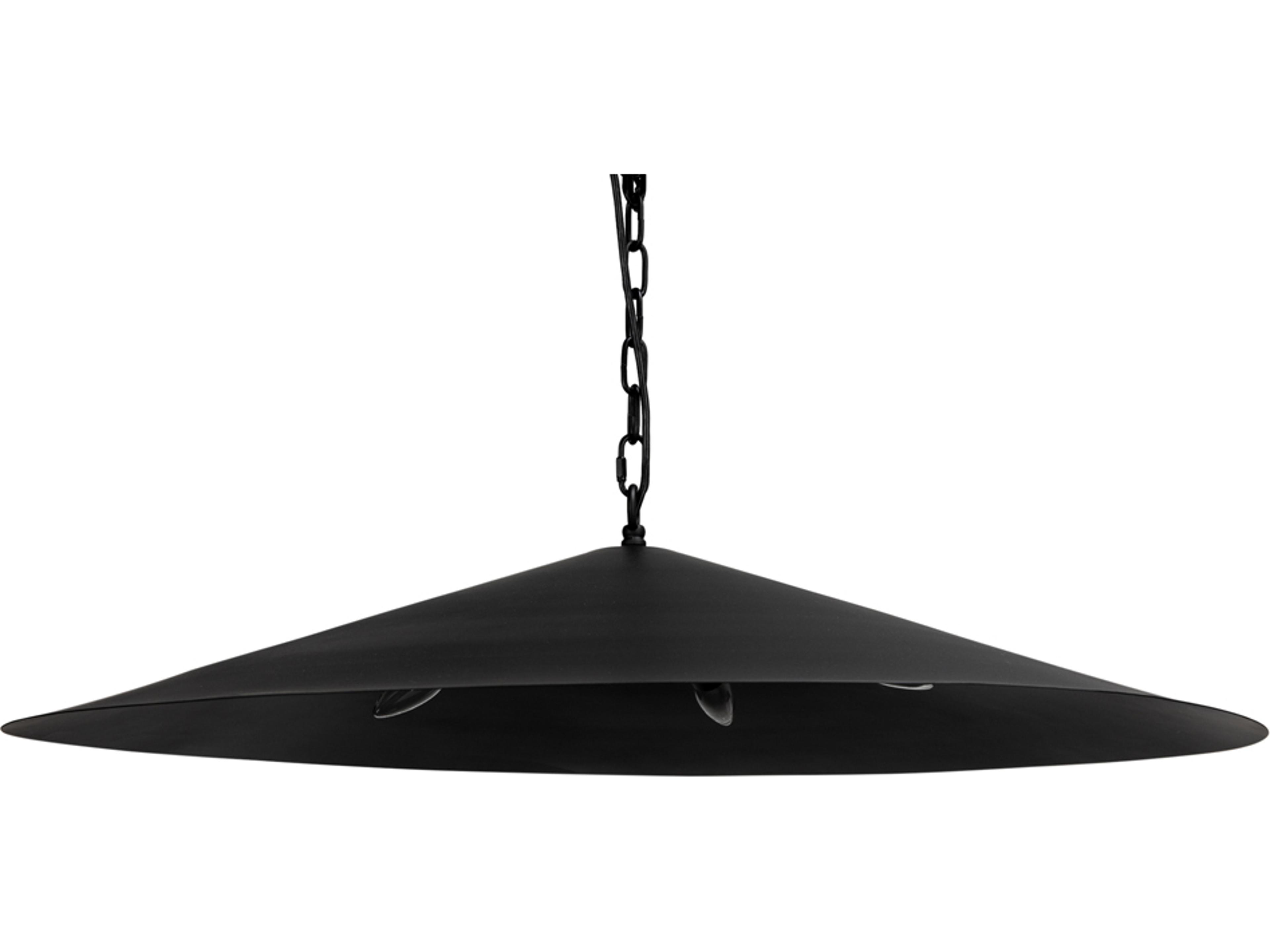 Lark 4-Light Matte Black Pendant