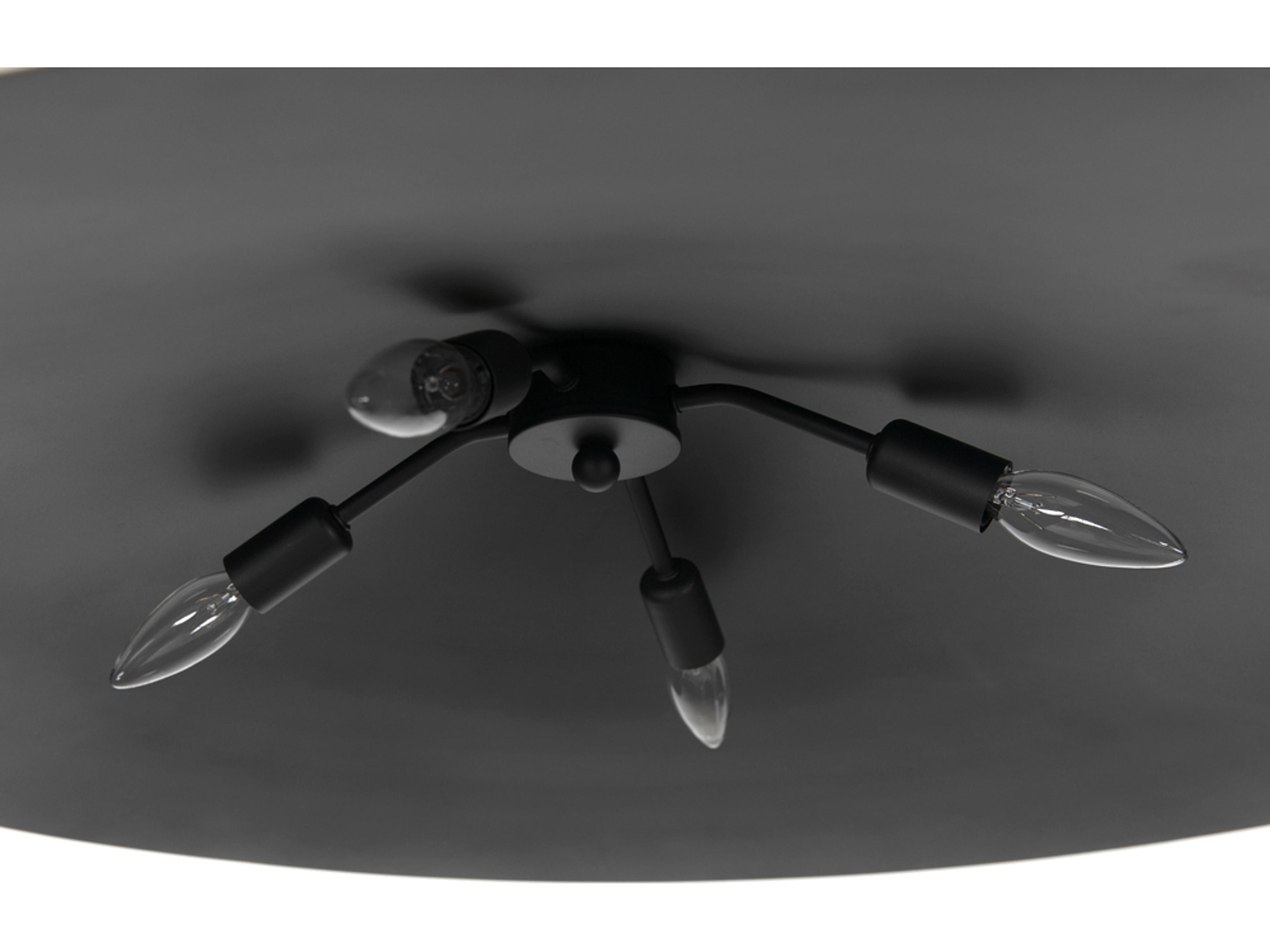 Noir Lark 4-Light Matte Black Pendant