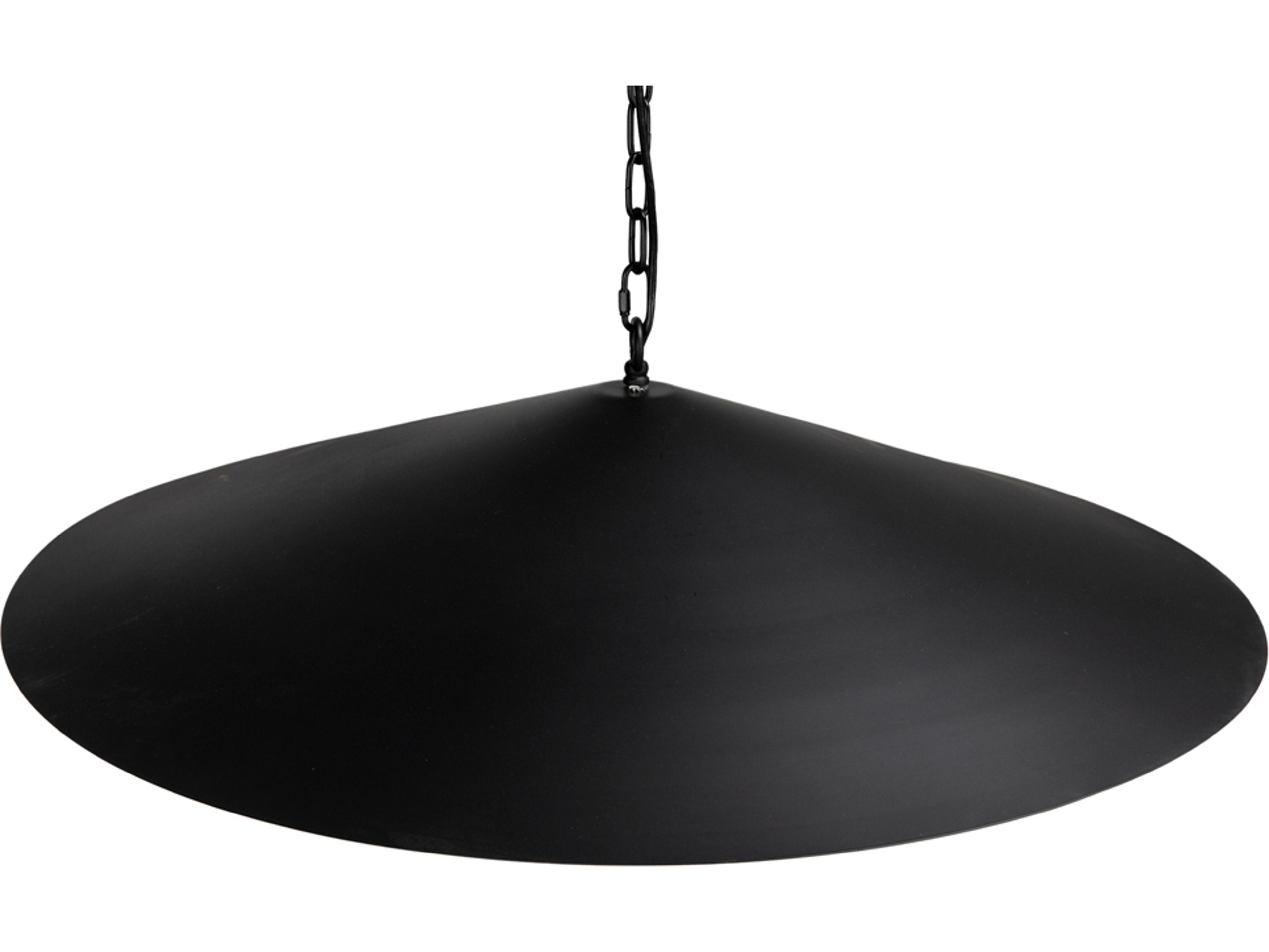 Noir Lark 4-Light Matte Black Pendant