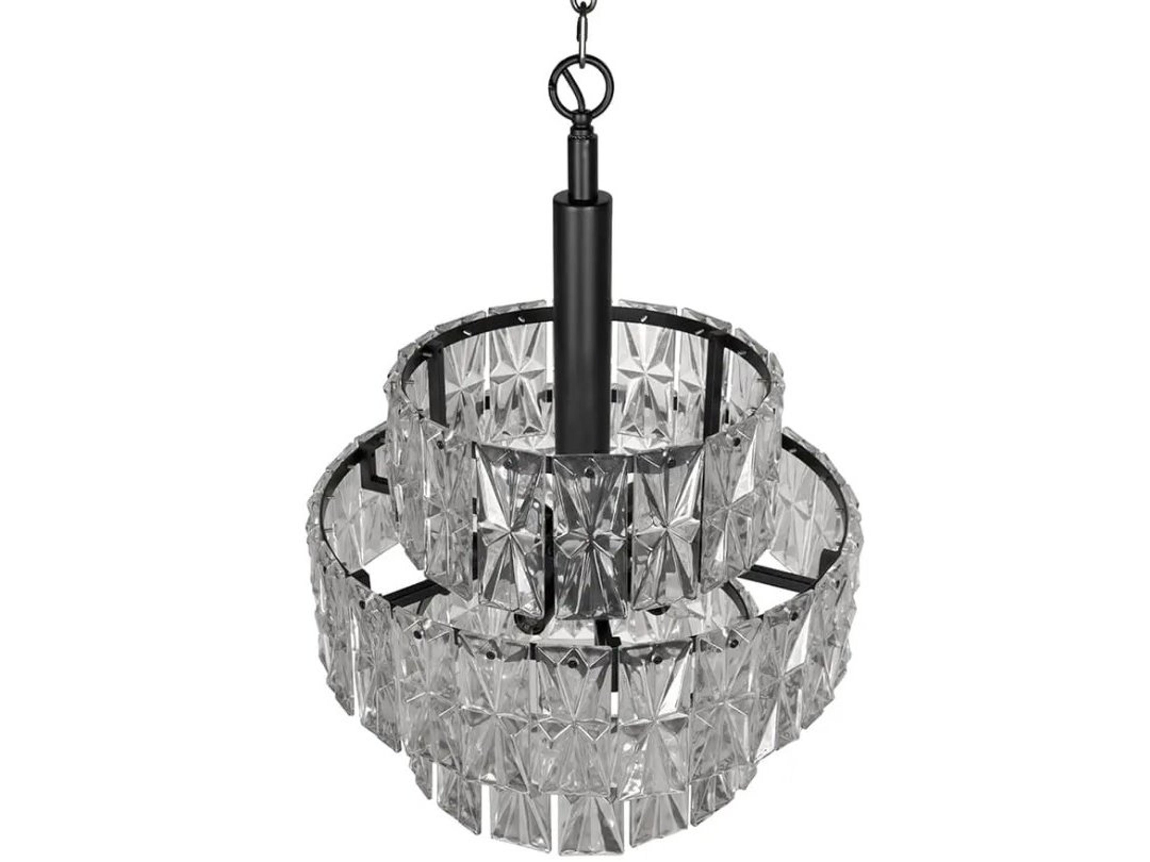 Noir Nuuk 6-Light Matte Black Pendant