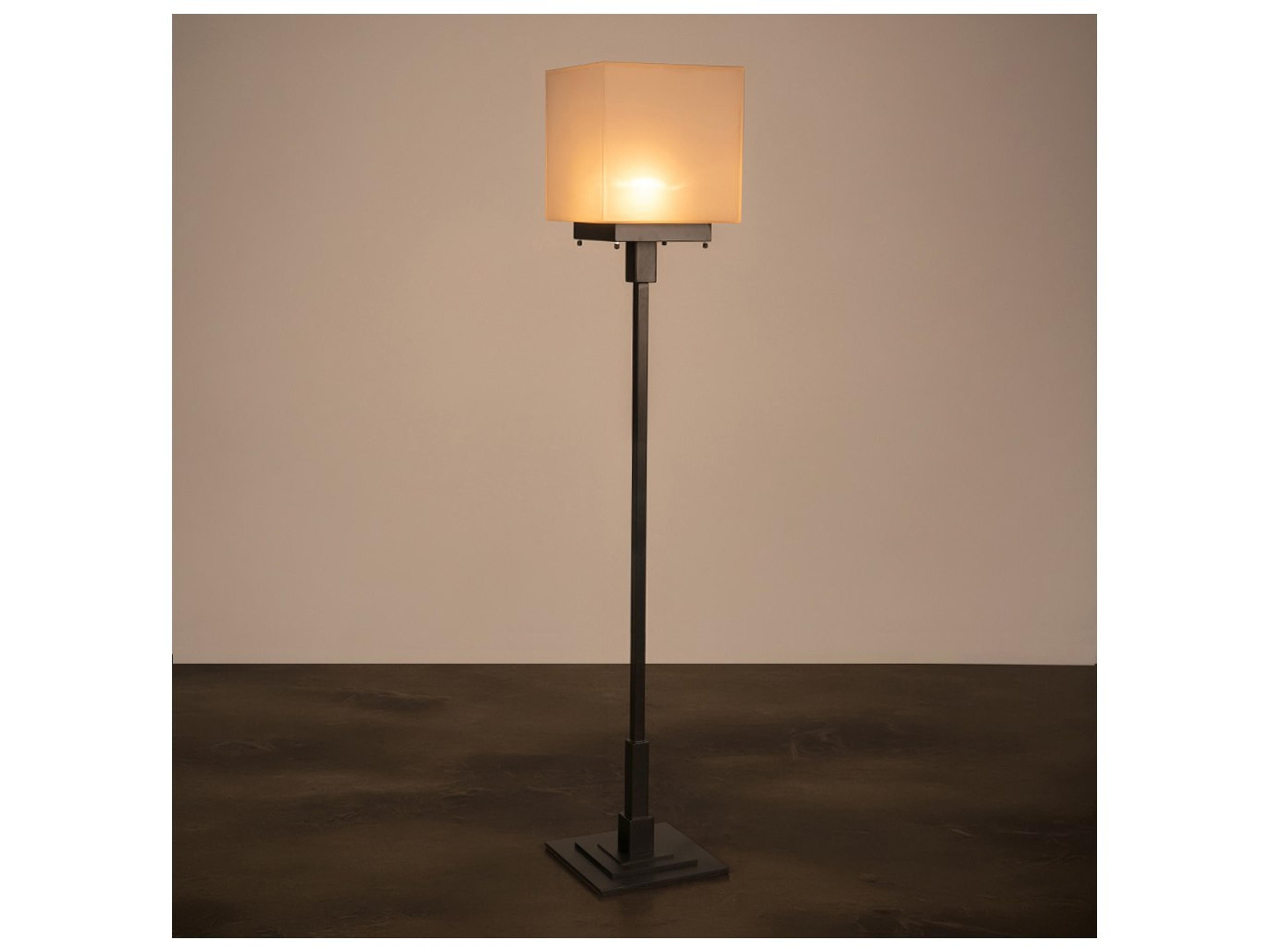 Noir Barzini Matte Black Floor Lamp