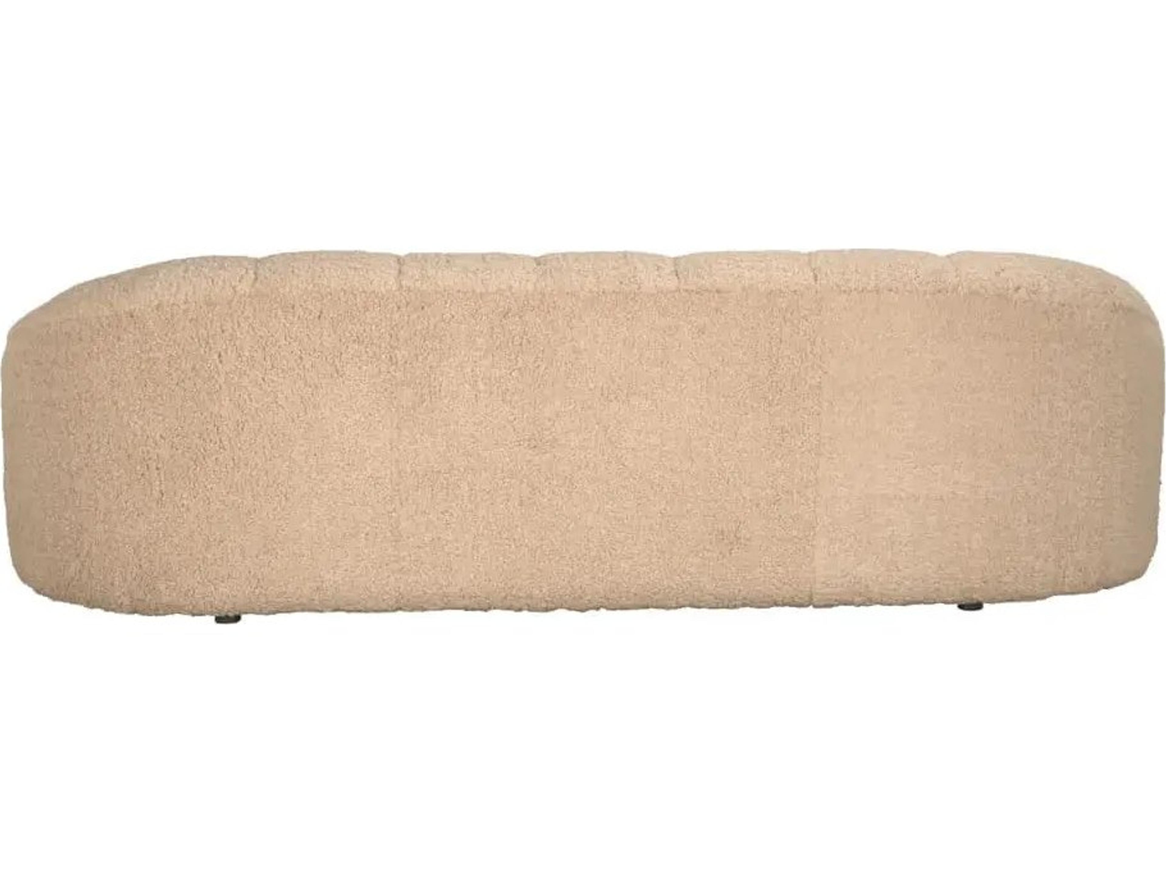 Noir Amadeus Beige Upholstered Sofa