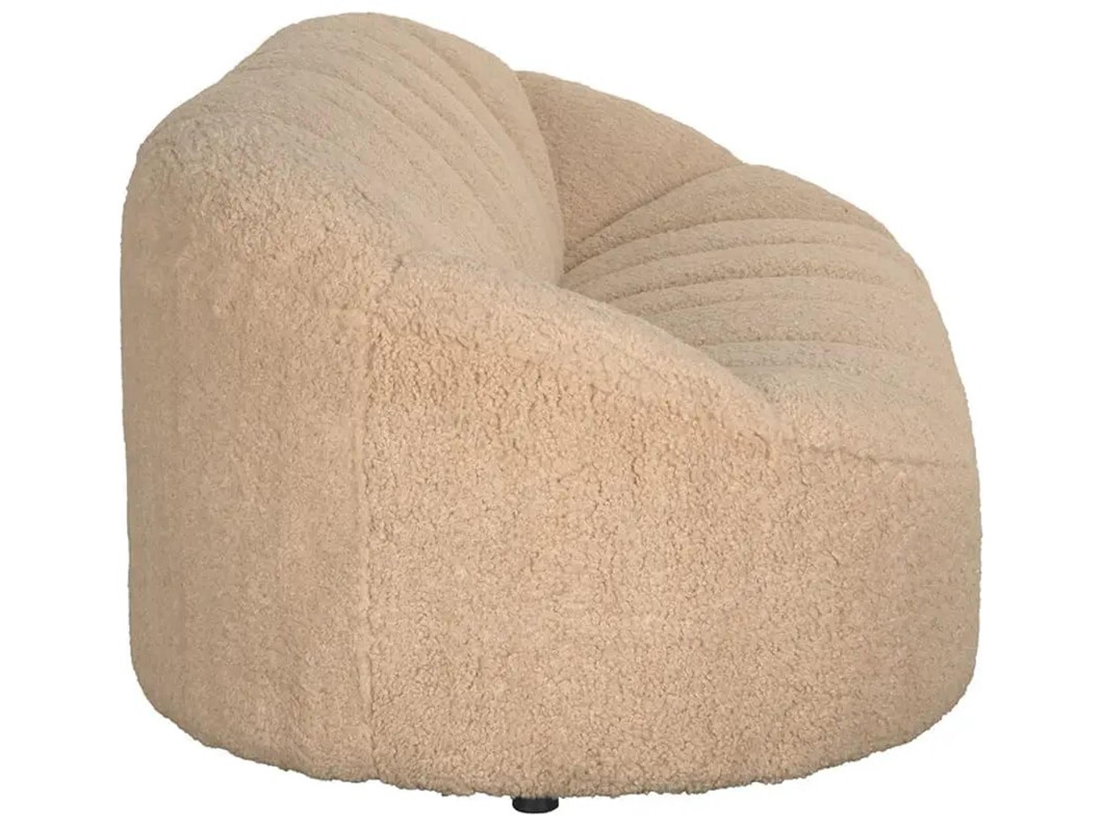 Noir Amadeus Beige Upholstered Sofa