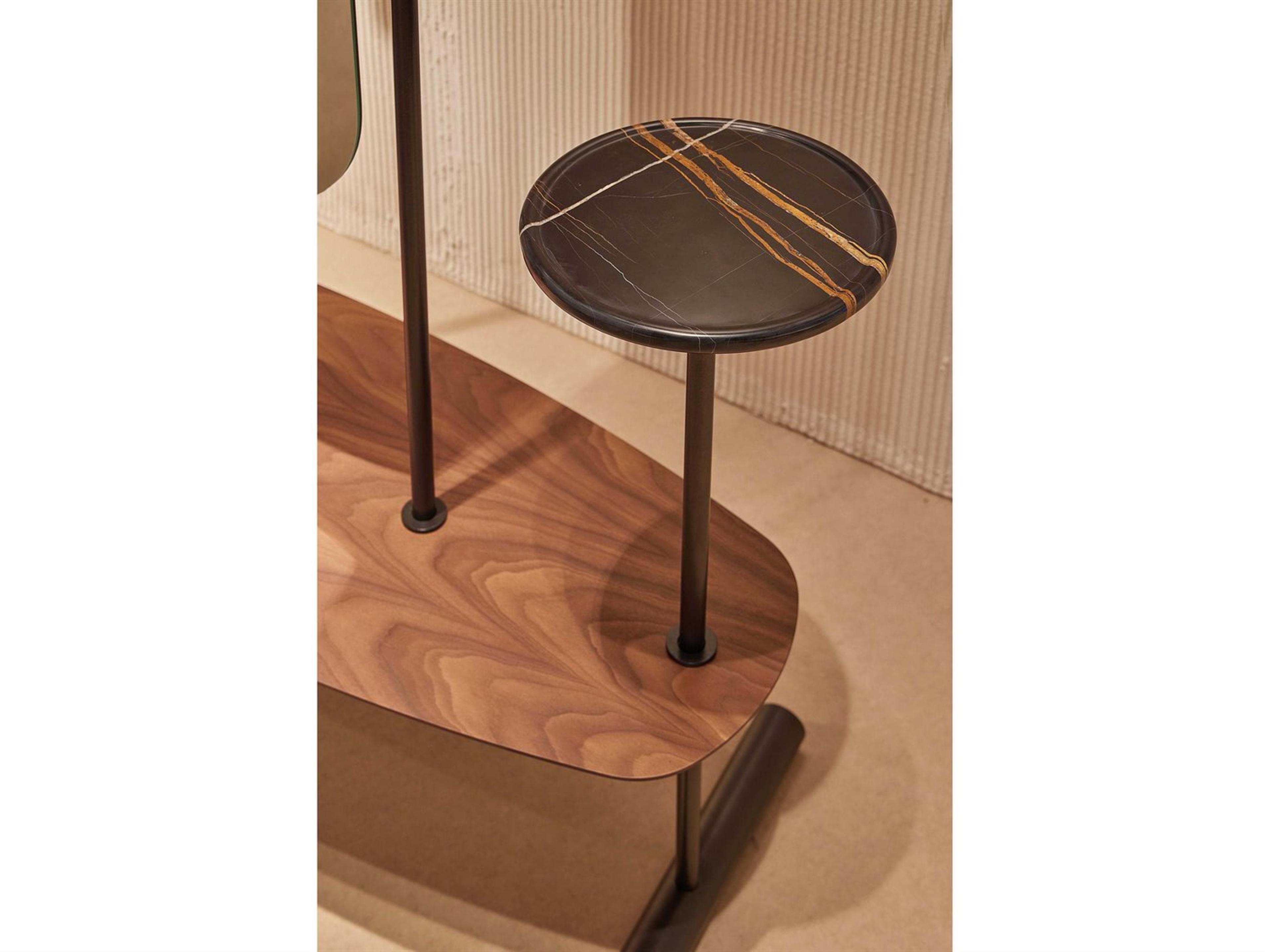 Nomon Arco Black Oval Floor Mirror