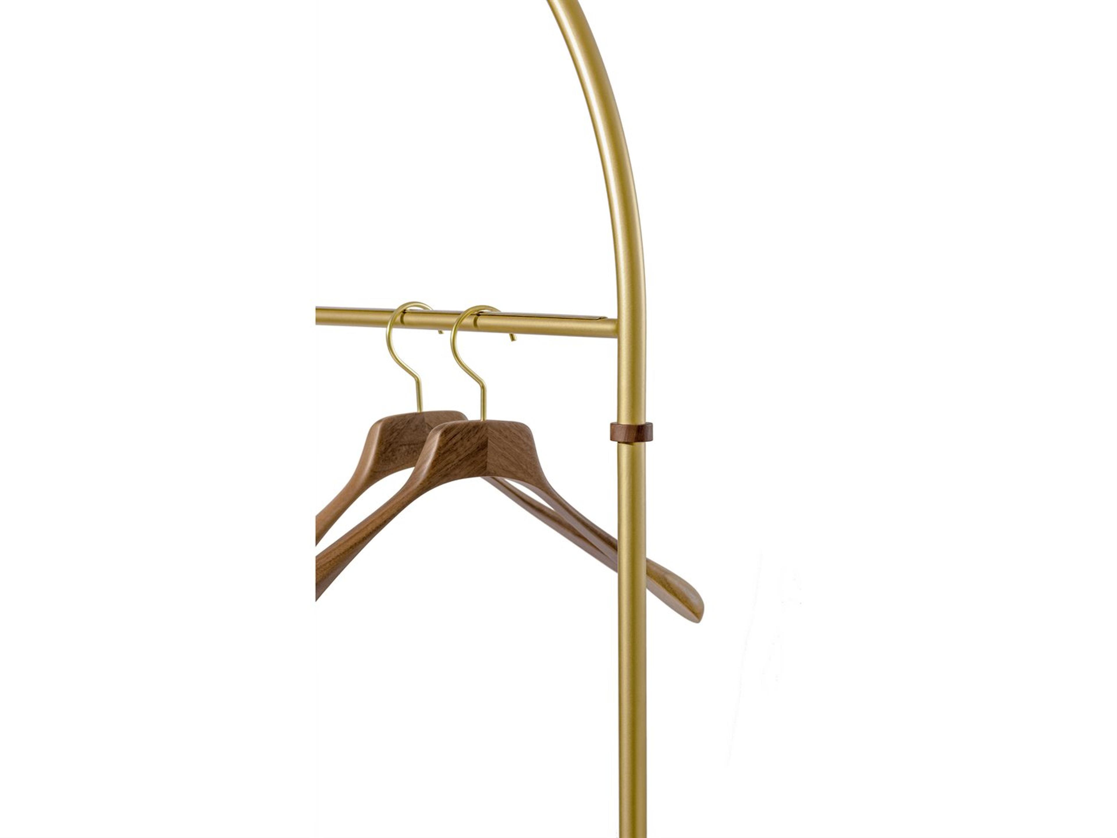 Nomon Arco Brass Oval Floor Mirror