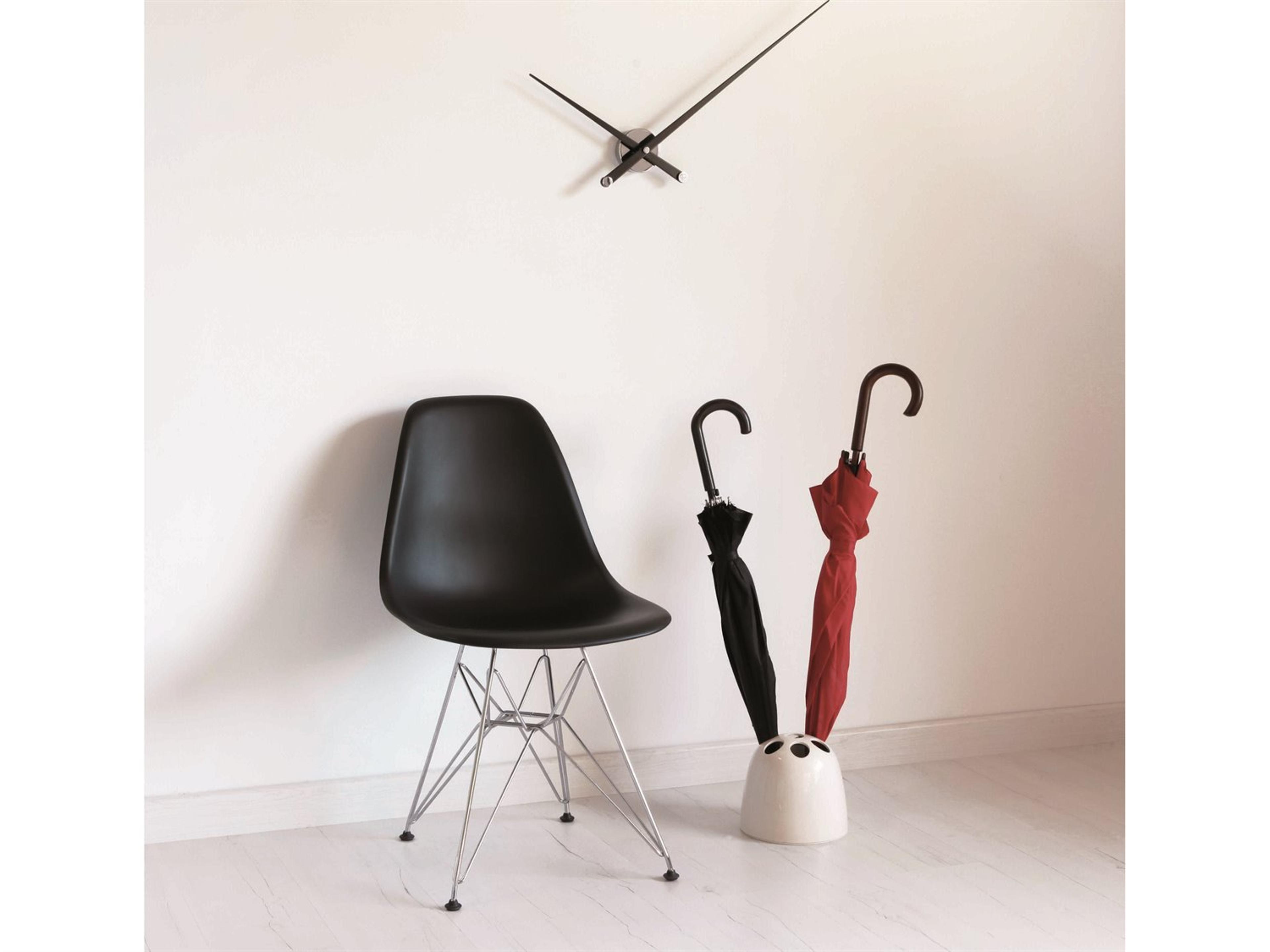 Nomon Axioma Mini Graphite Steel Walnut Wall Clock