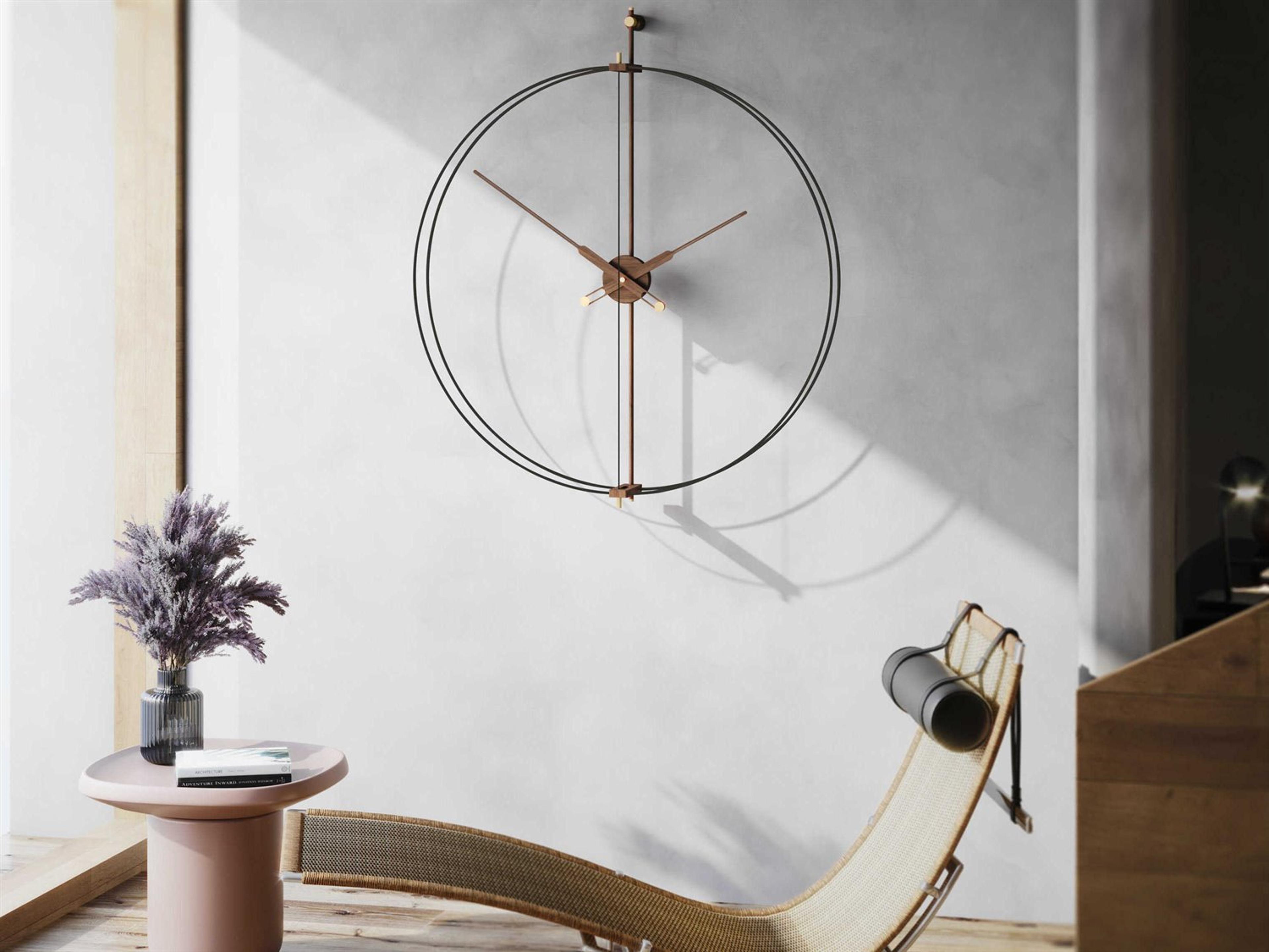 Nomon Barcelona Premium Brass Walnut Wall Clock