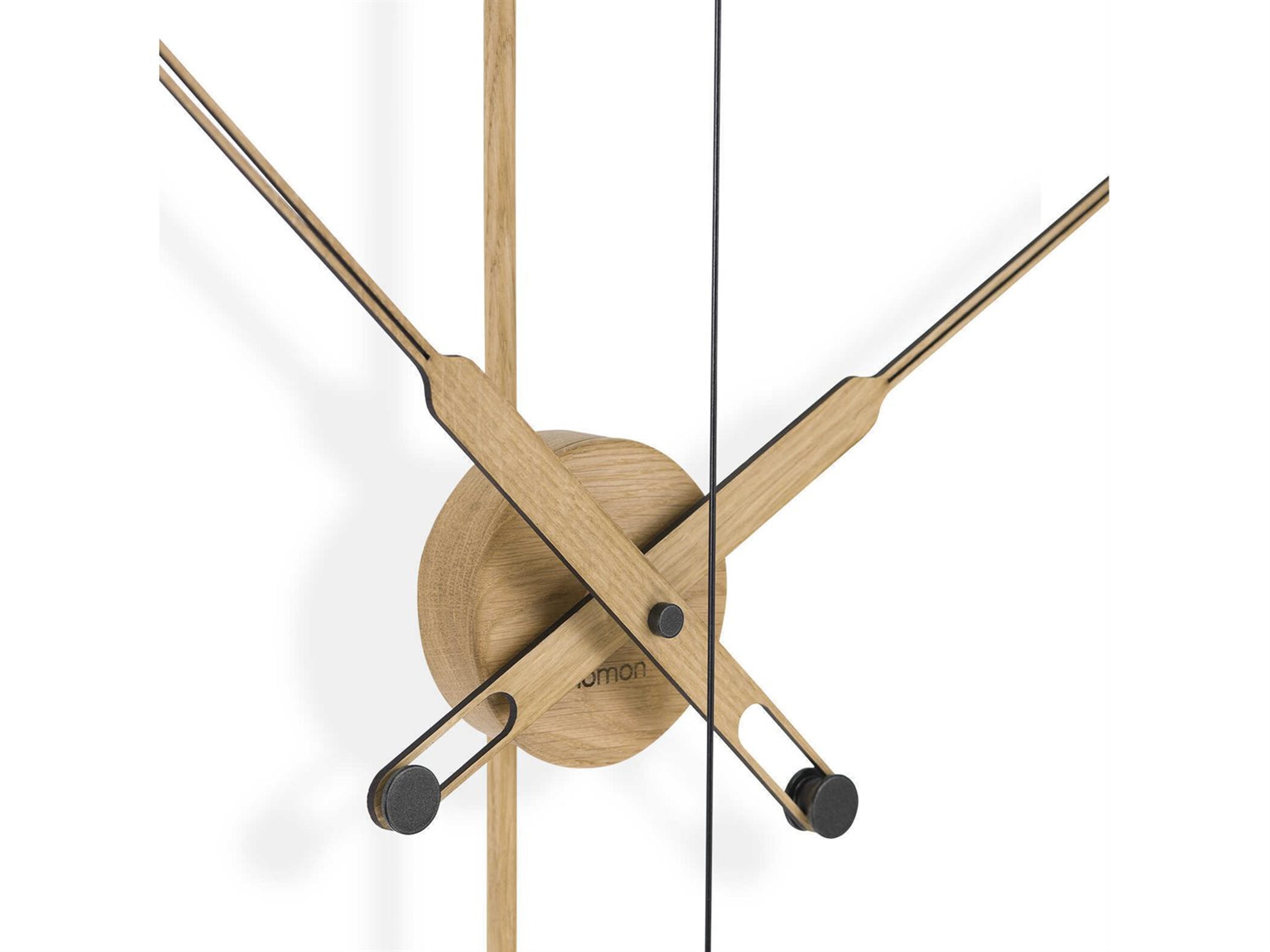 Nomon Barcelona Premium Black Brass Wall Clock