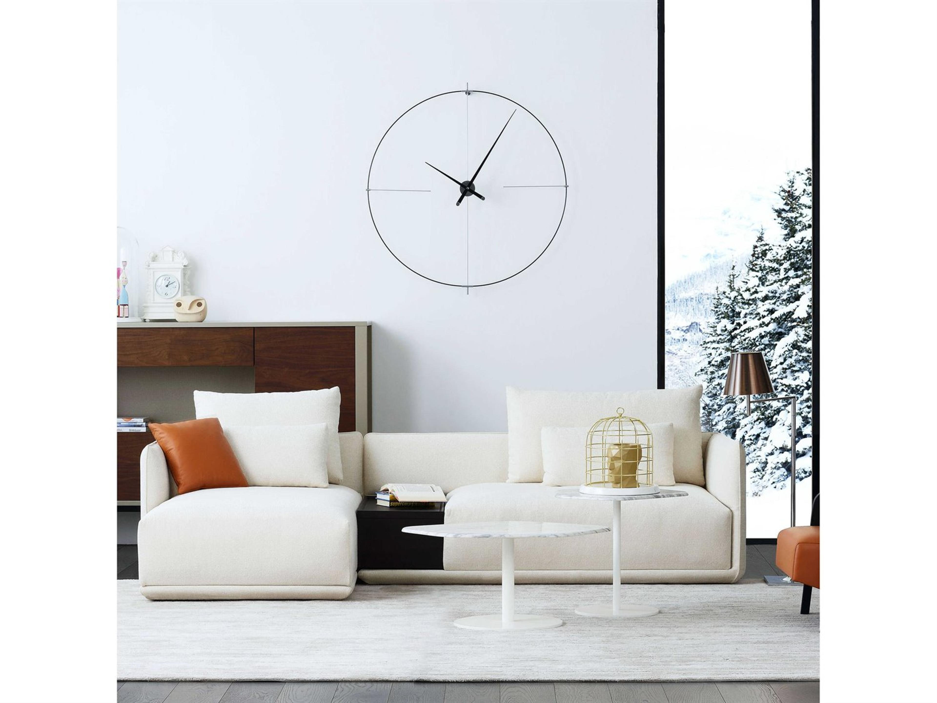 Nomon Bilbao Black Wall Clock