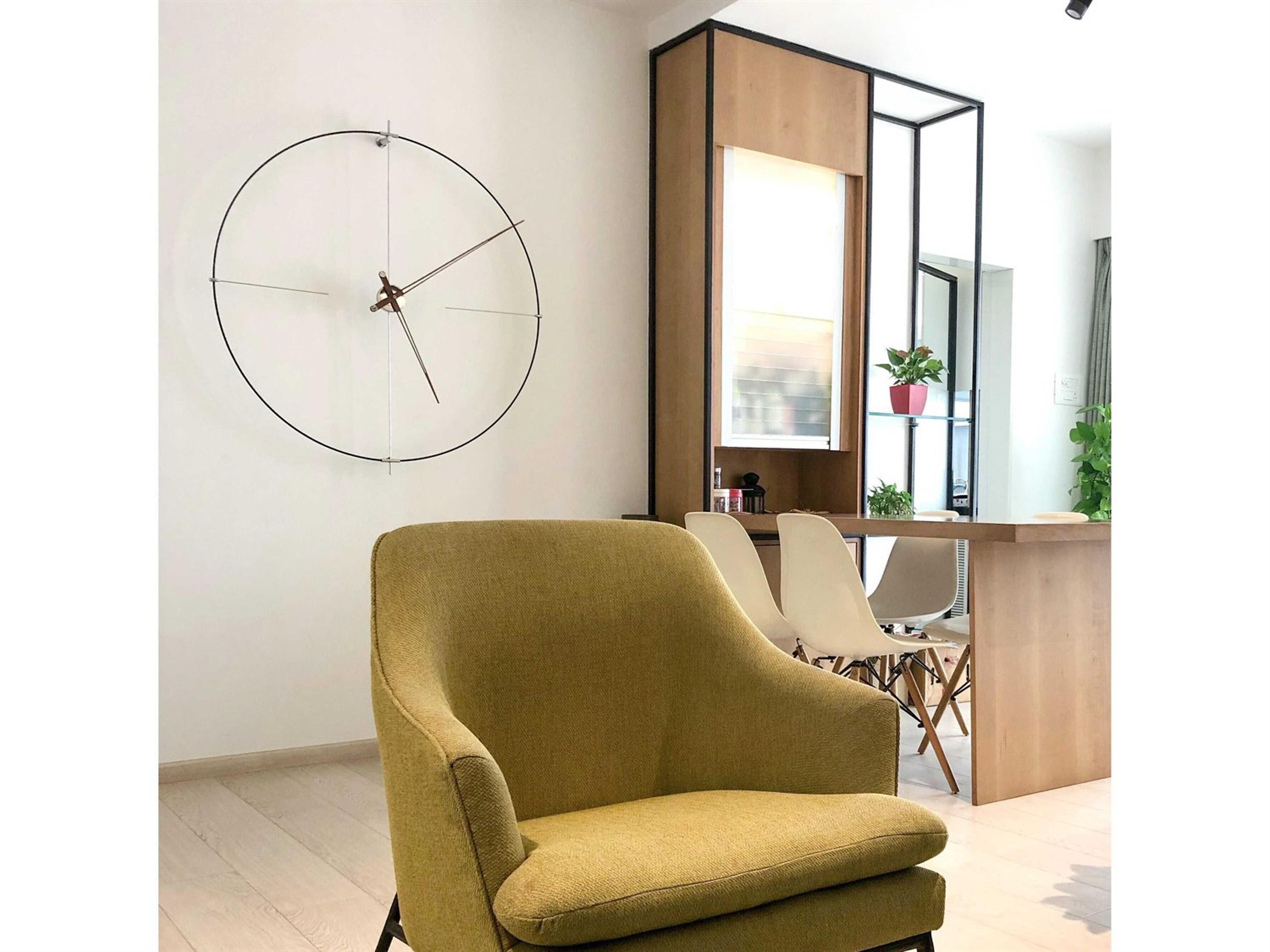 Nomon Bilbao Black Walnut Wall Clock