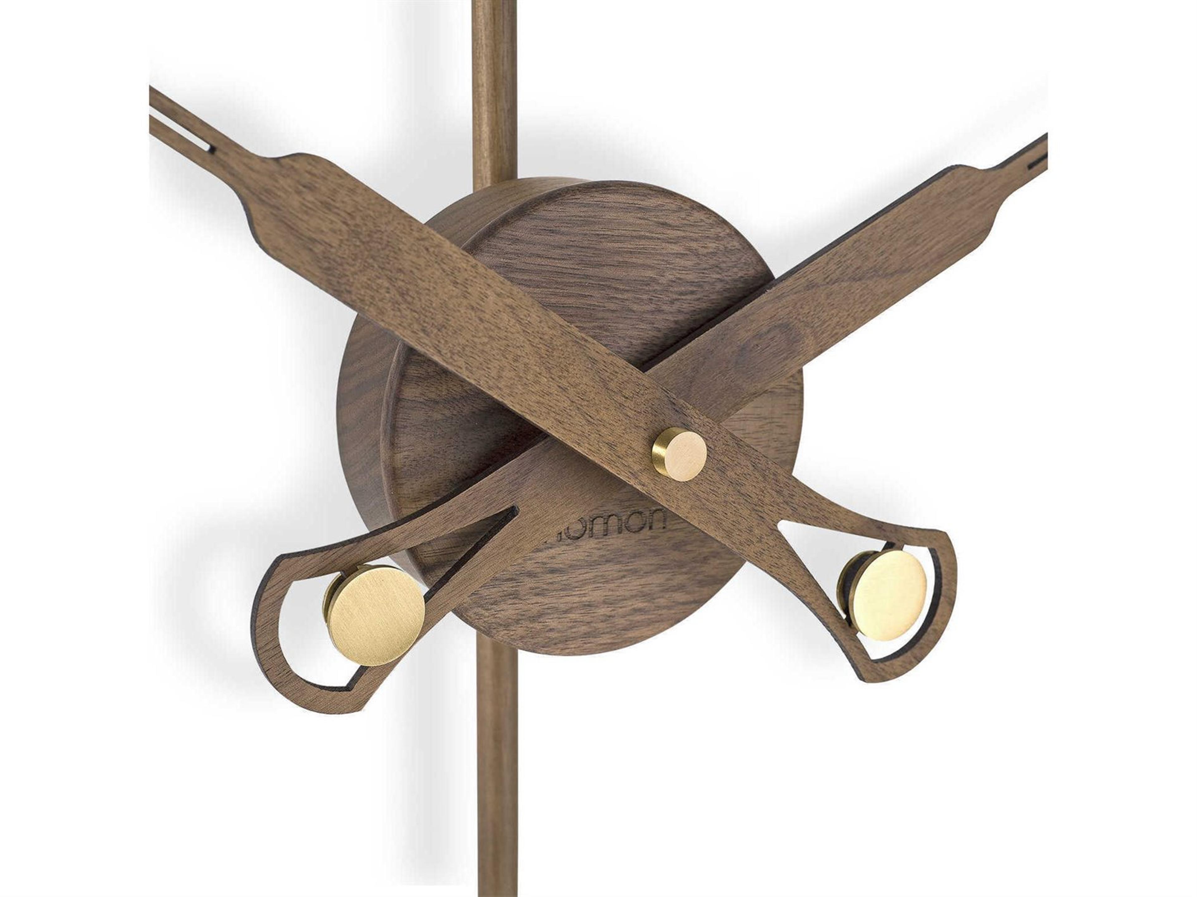 Nomon Bilbao Premium Black Walnut Wall Clock