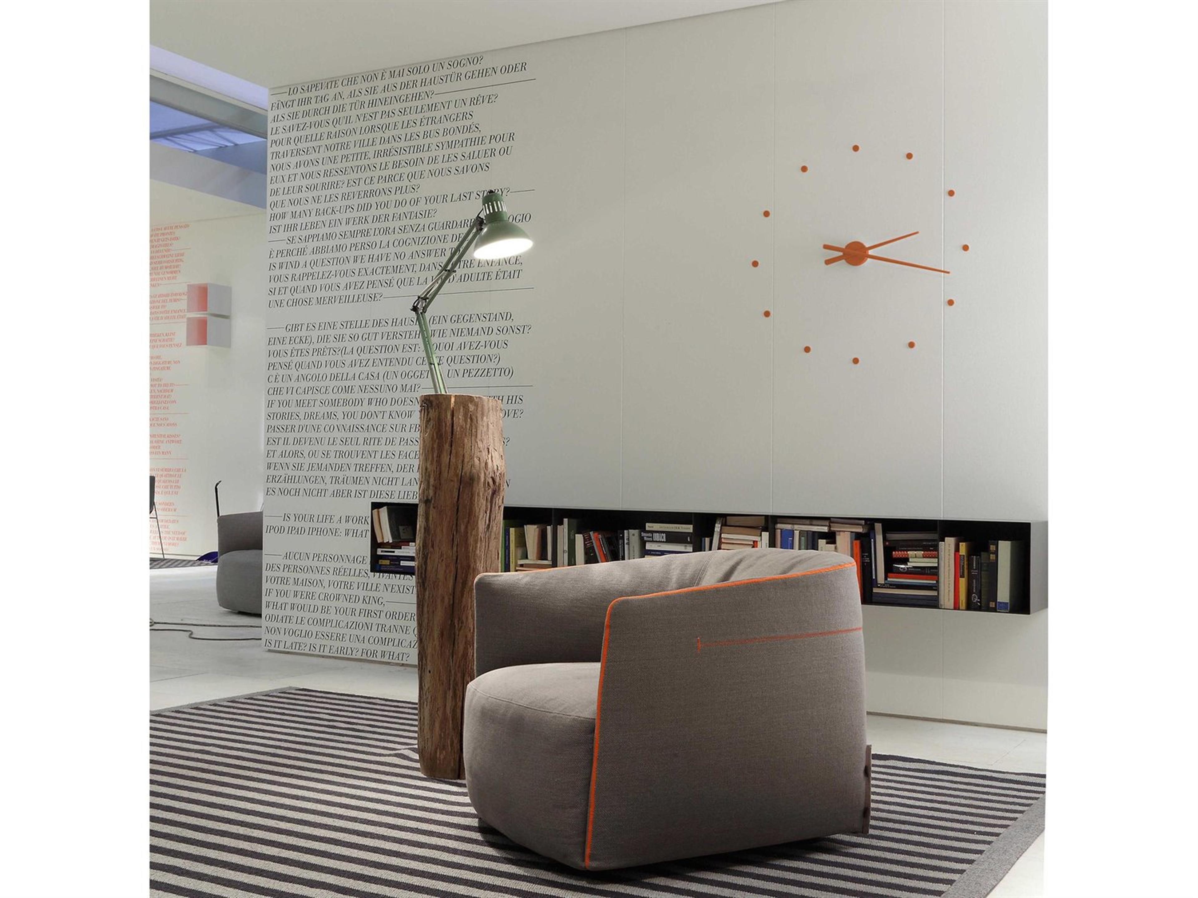 Nomon OJ Pumpkin Wall Clock