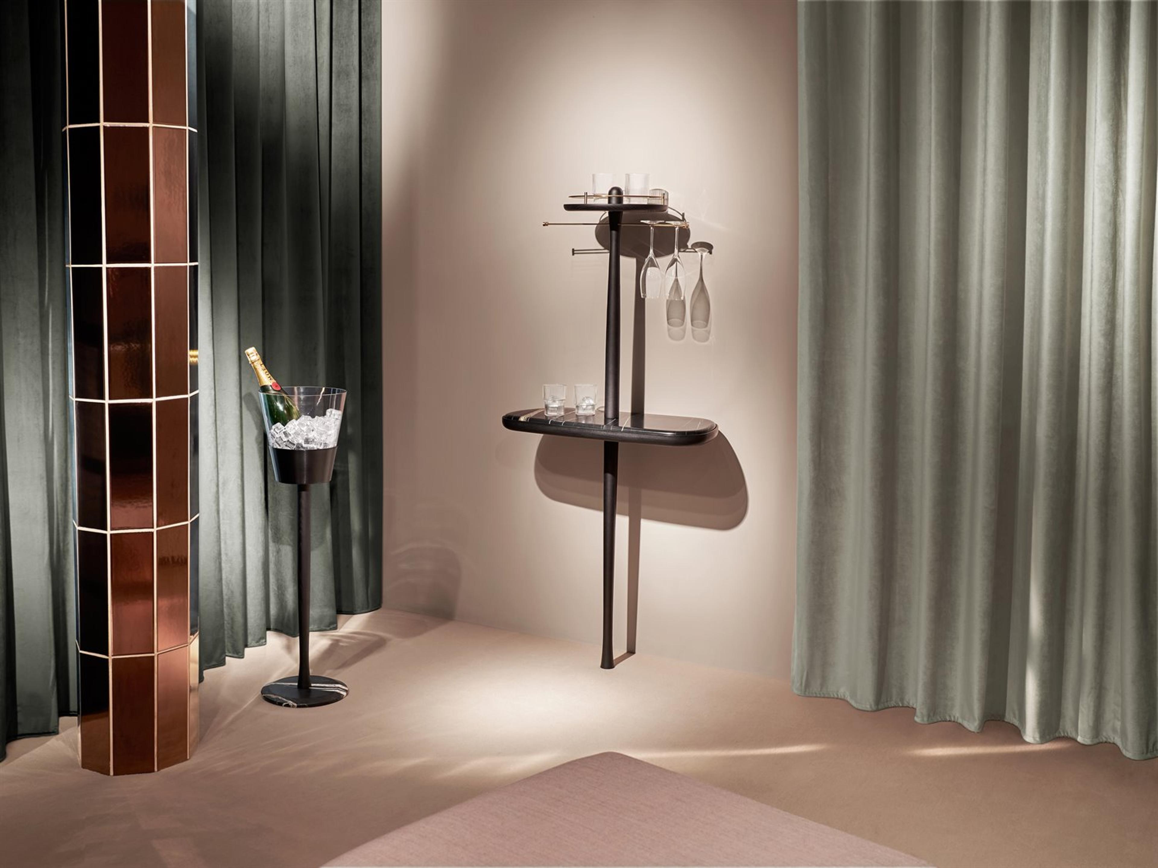 Nomon Champagnera Blacked Black Stained Ash Champagne Bucket