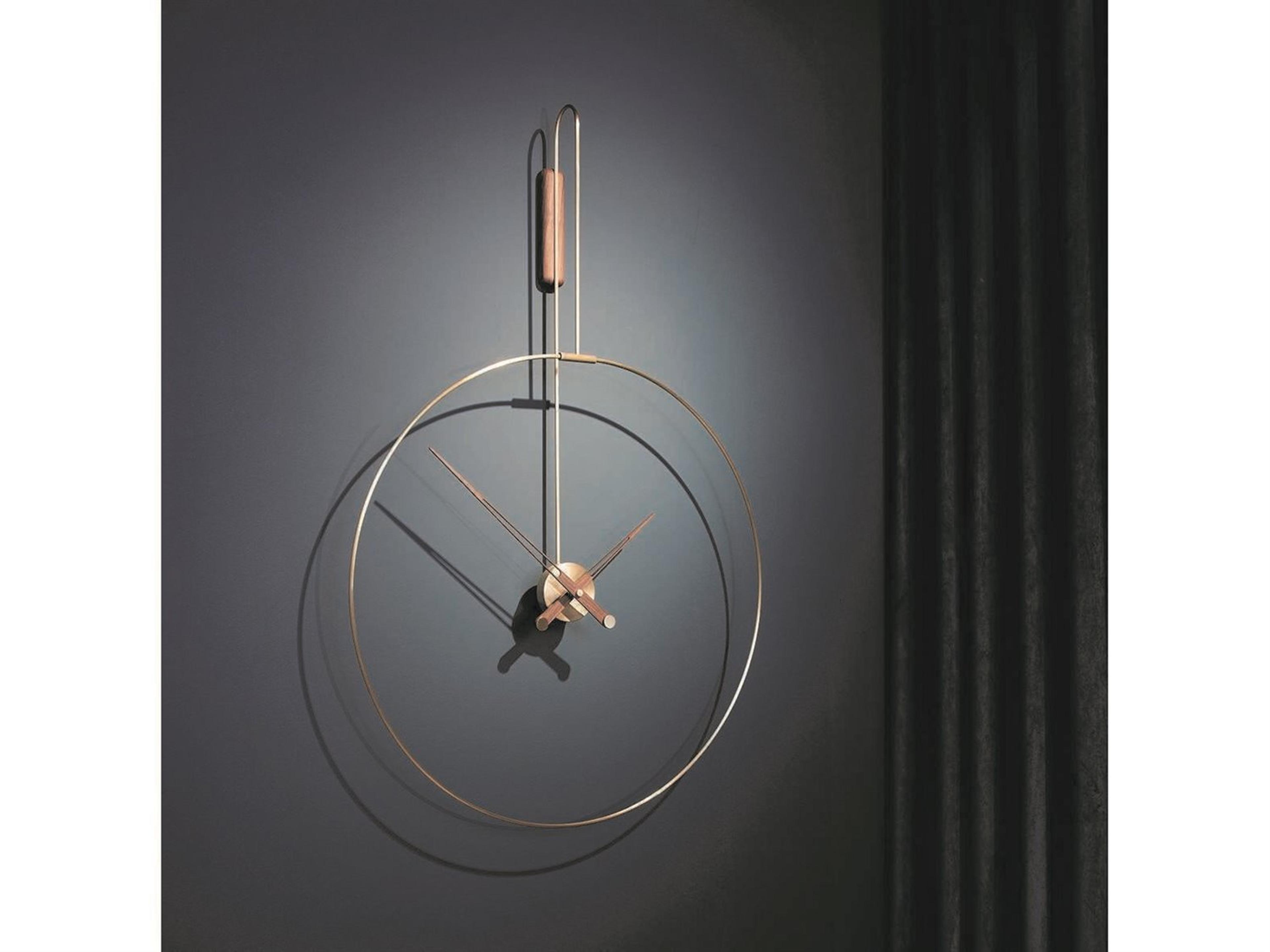 Nomon Daro Polished Brass Wall Clock