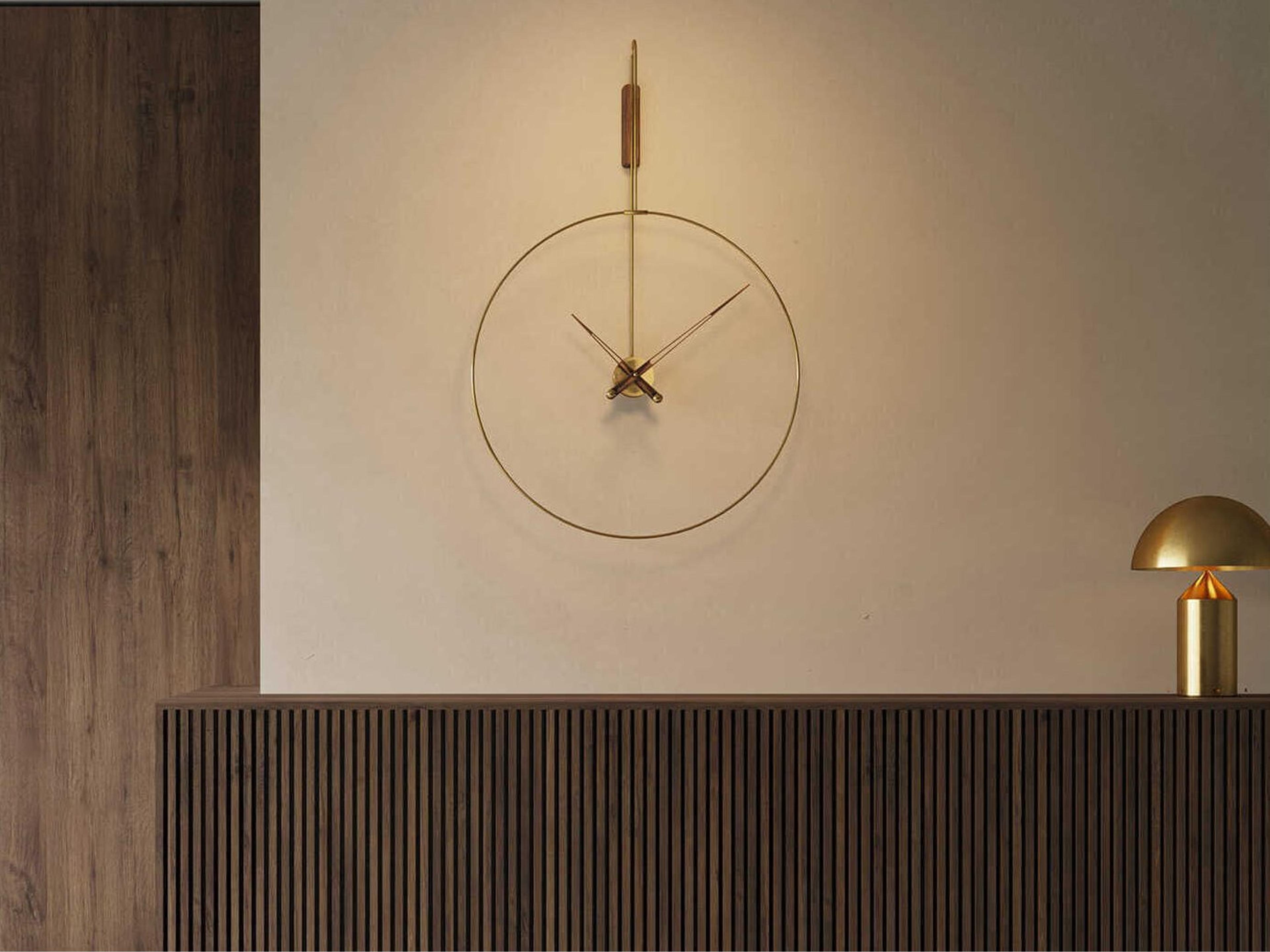 Nomon Daro Polished Brass Wall Clock
