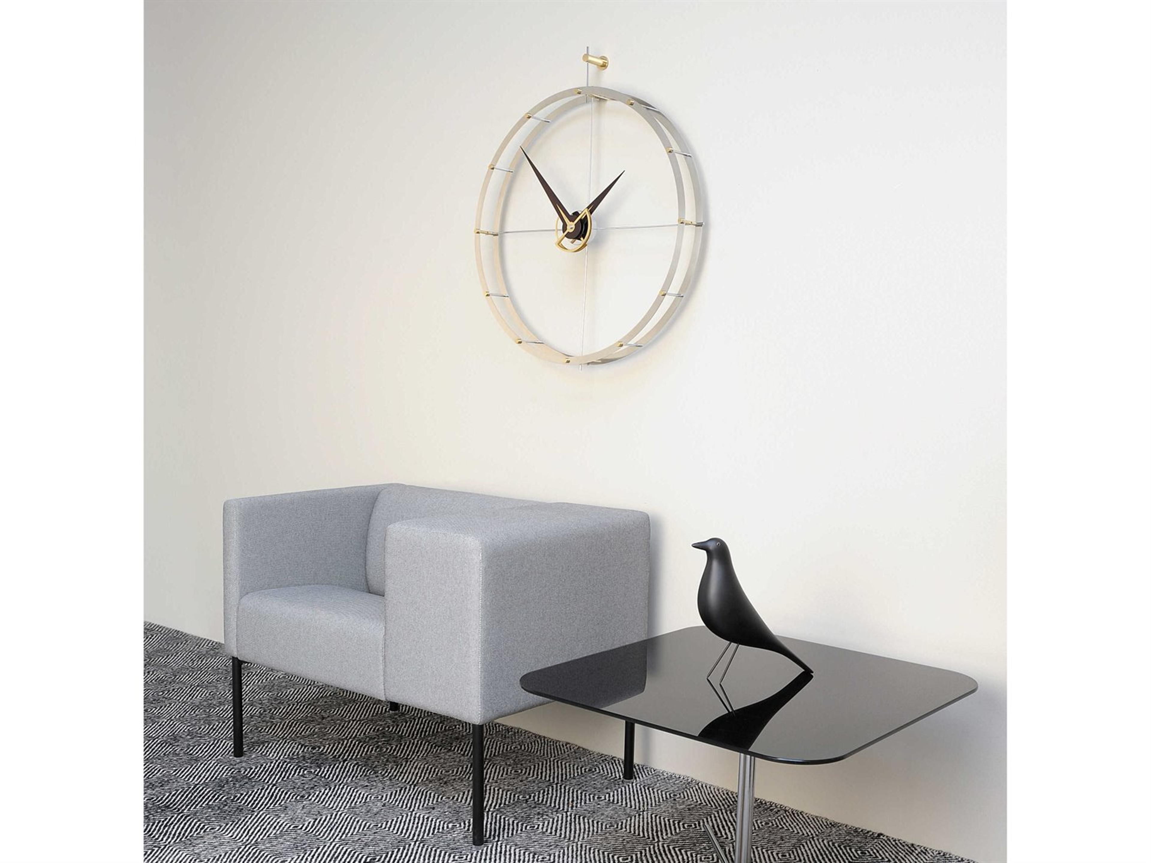 Nomon Doble Stainless Steel Wall Clock