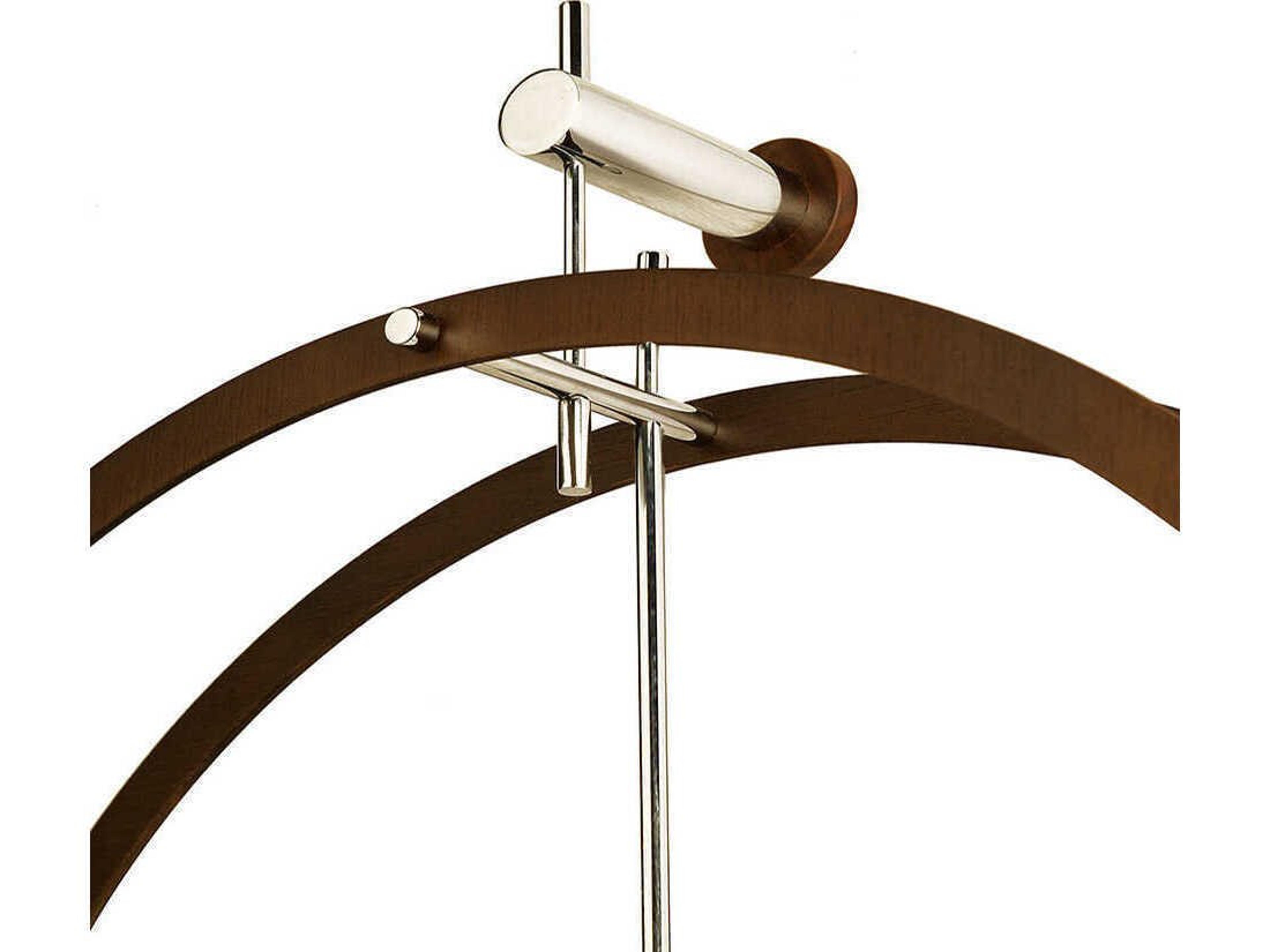 Nomon Dos Puntos Calabo Wood Brass Wall Clock