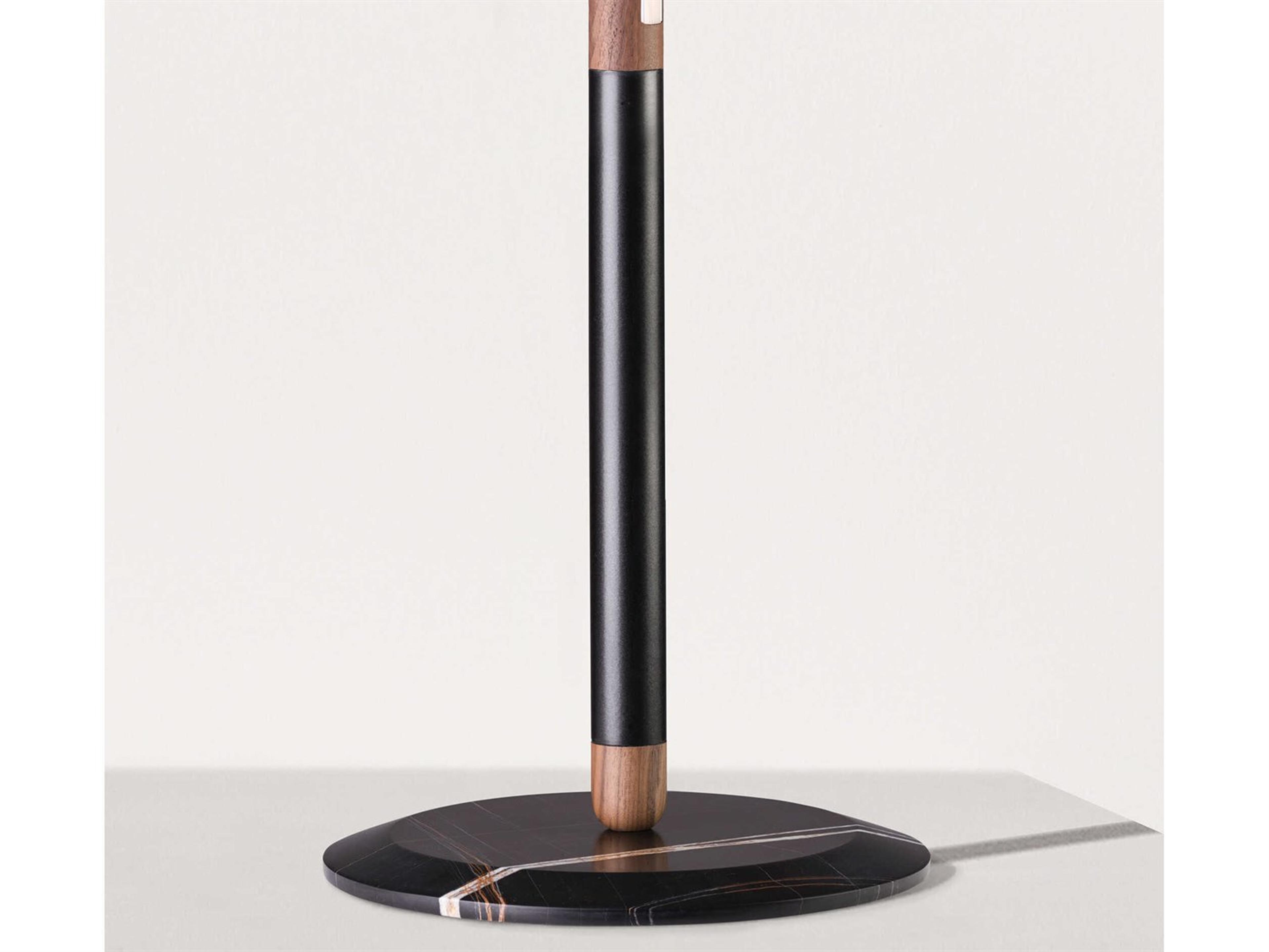 Nomon Linea Walnut Graphite Brown Floor Lamp