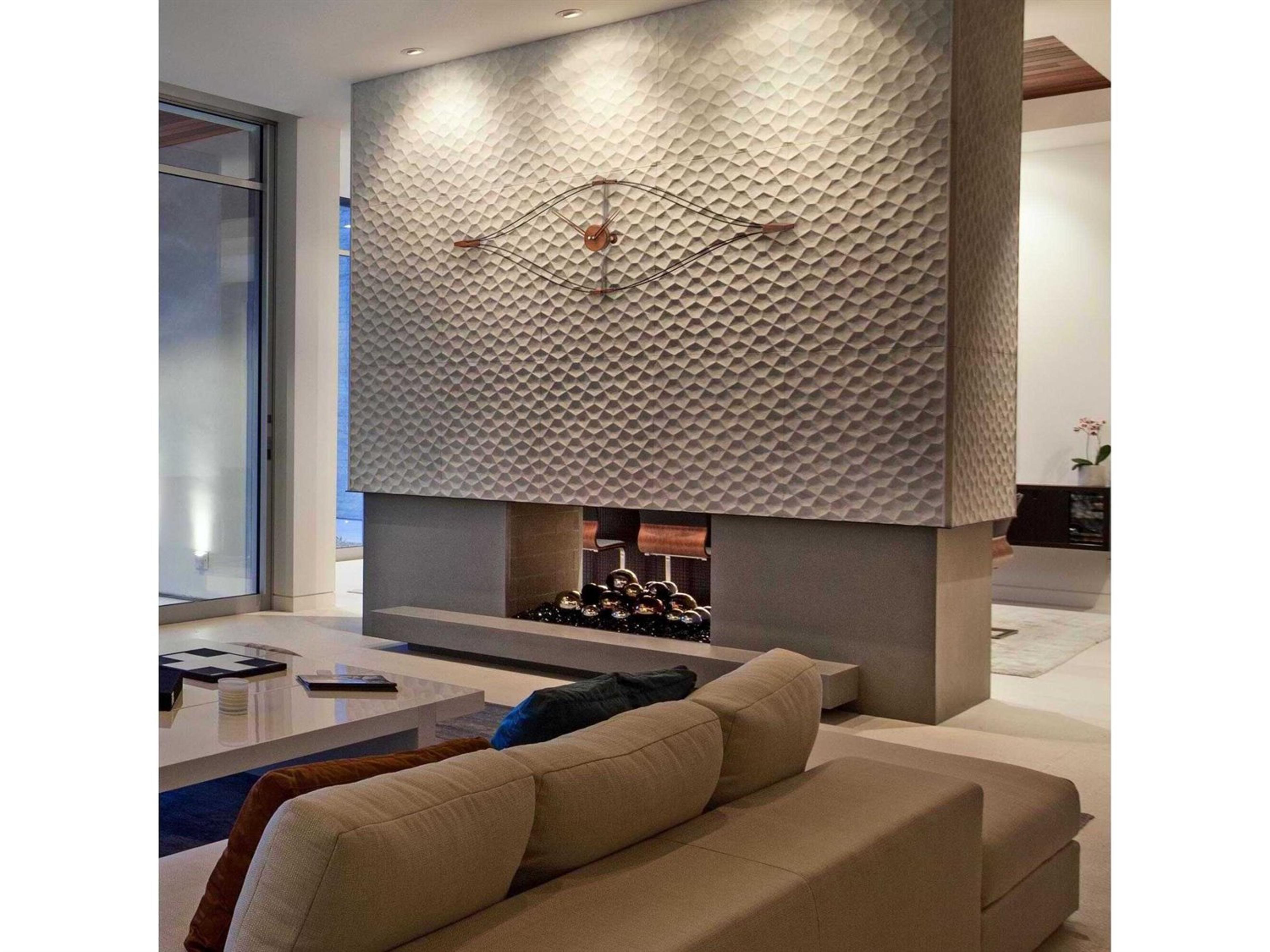 Nomon Look Black Walnut Polished Brass Wall Clock