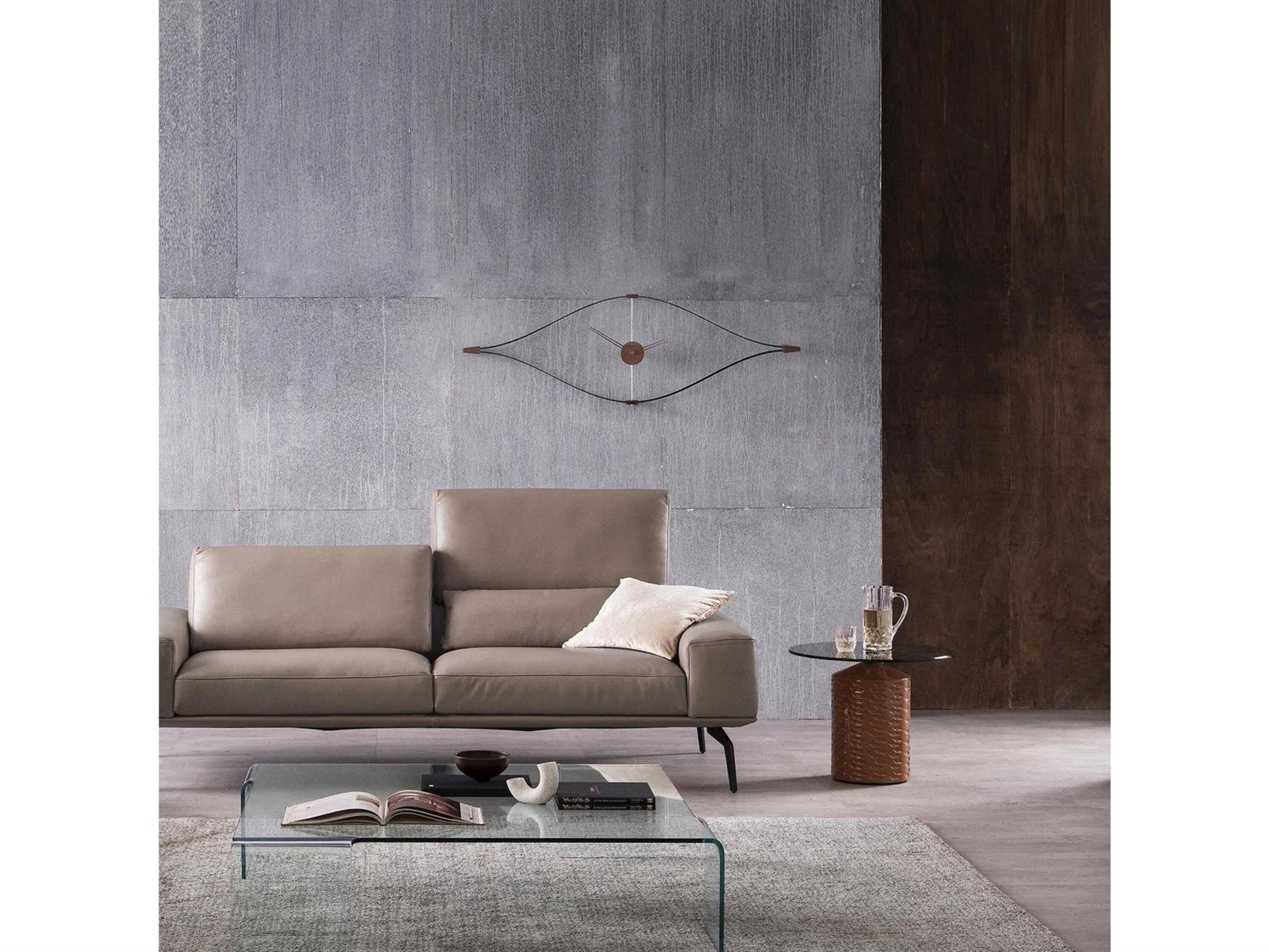 Nomon Look Black Walnut Polished Brass Wall Clock