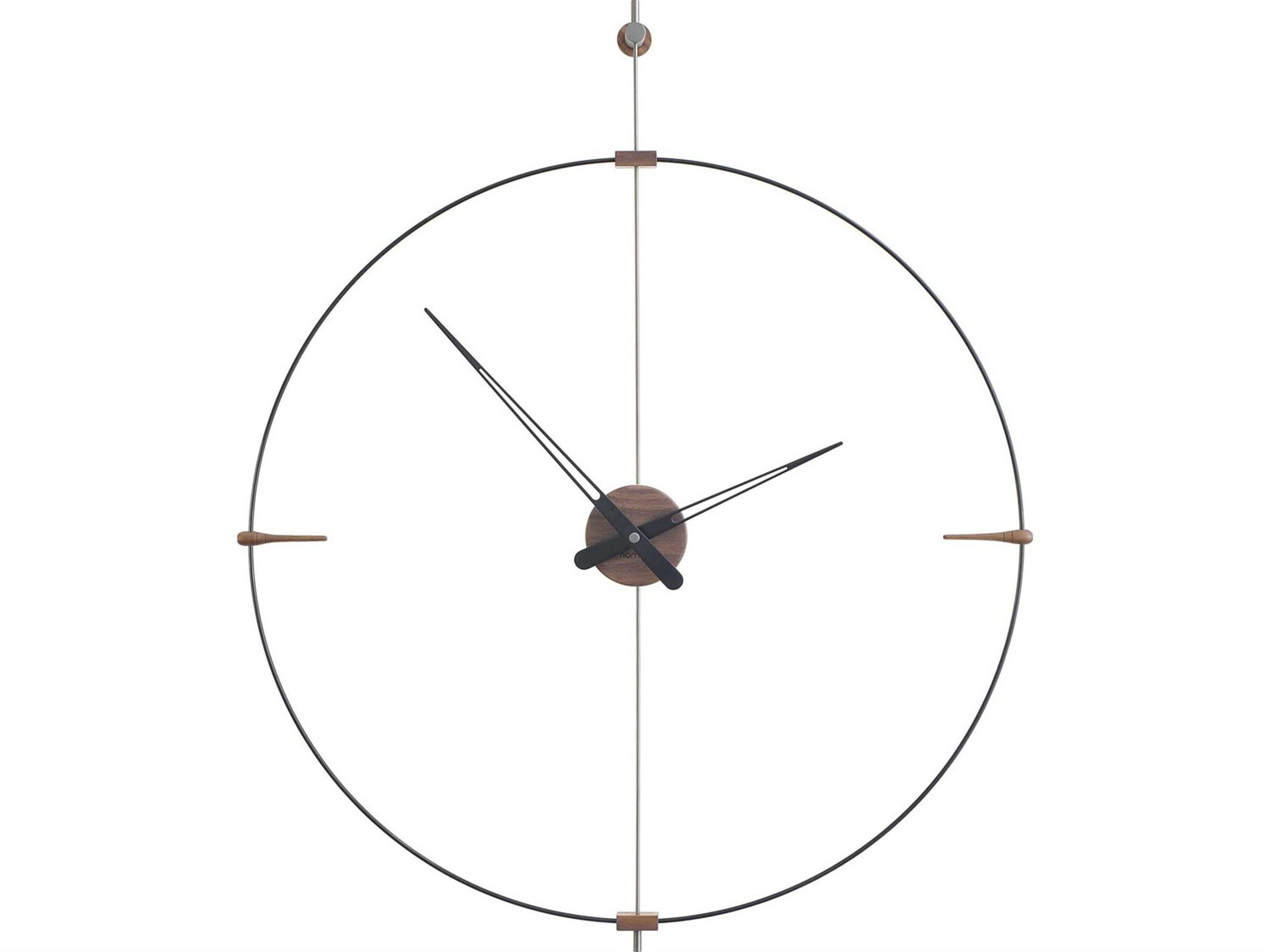 Mini Bilbao Black Wall Clock