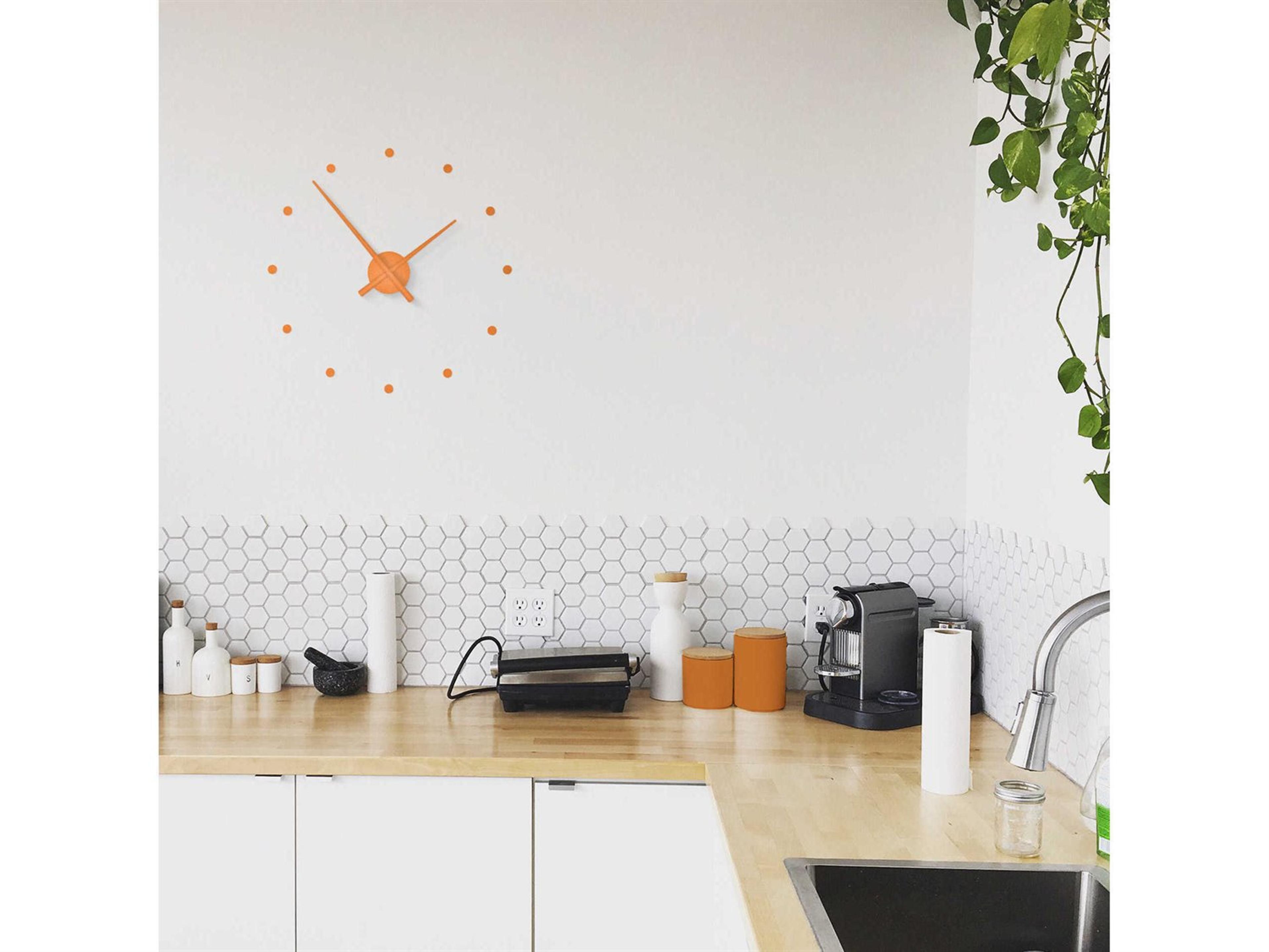 Nomon OJ Mini Pumpkin Wall Clock