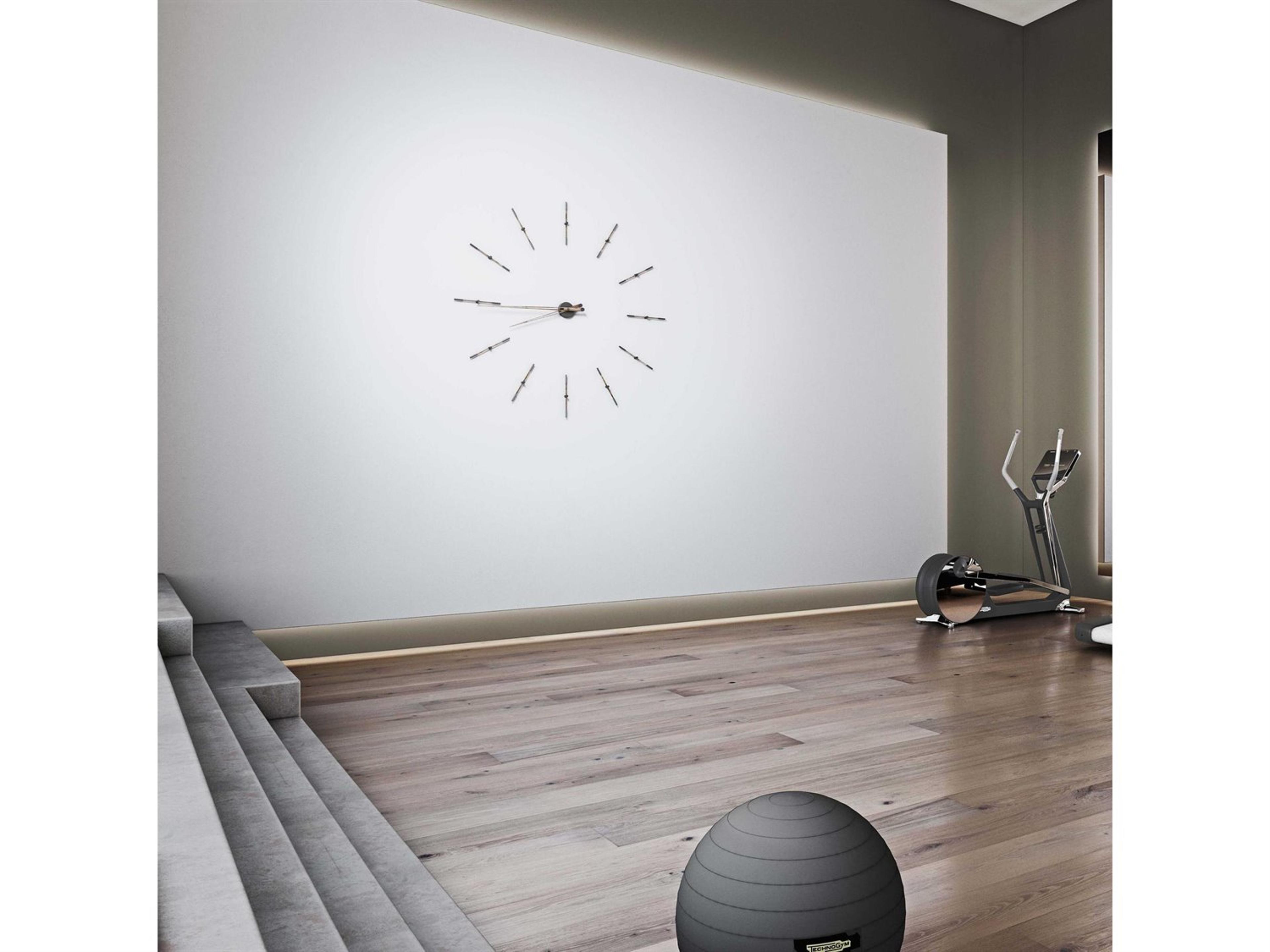 Nomon Merlin Graphite Walnut Wall Clock