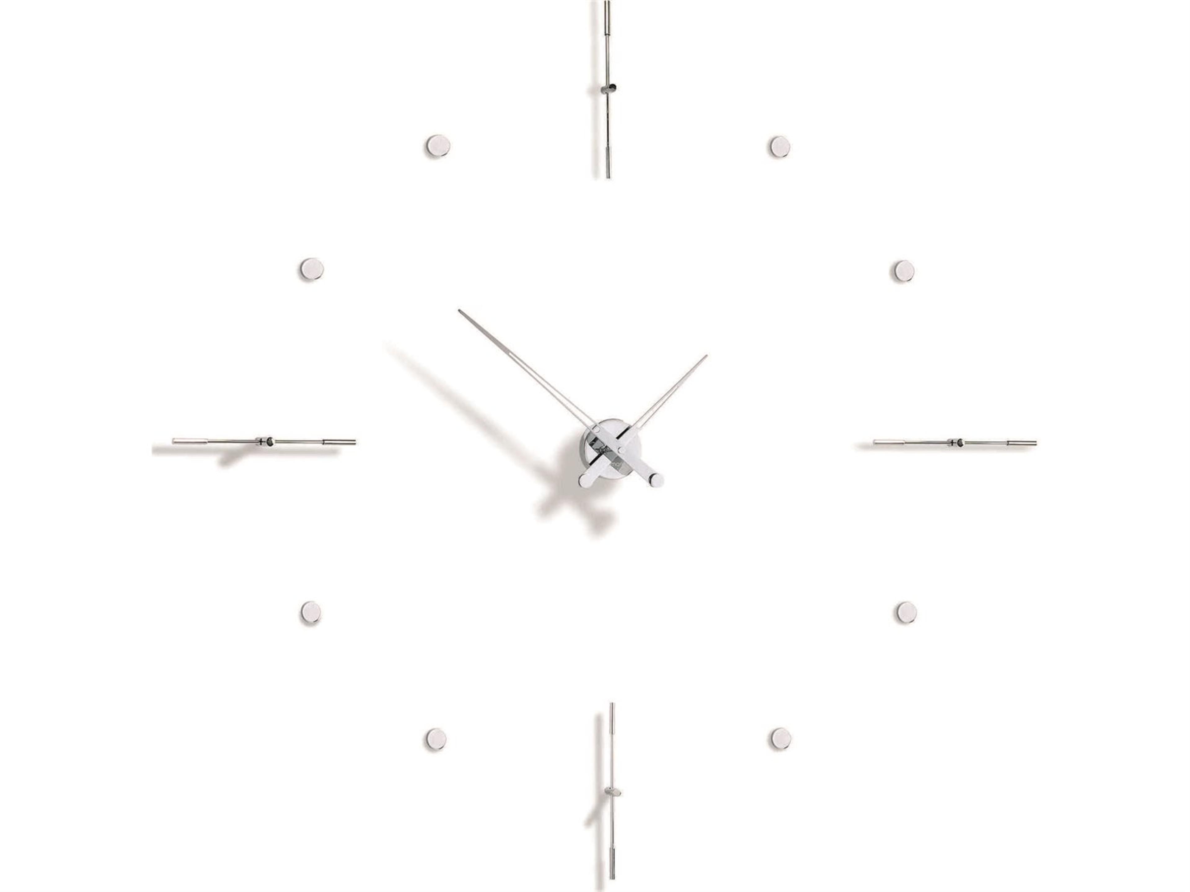 Mixto Chrome Wall Clock