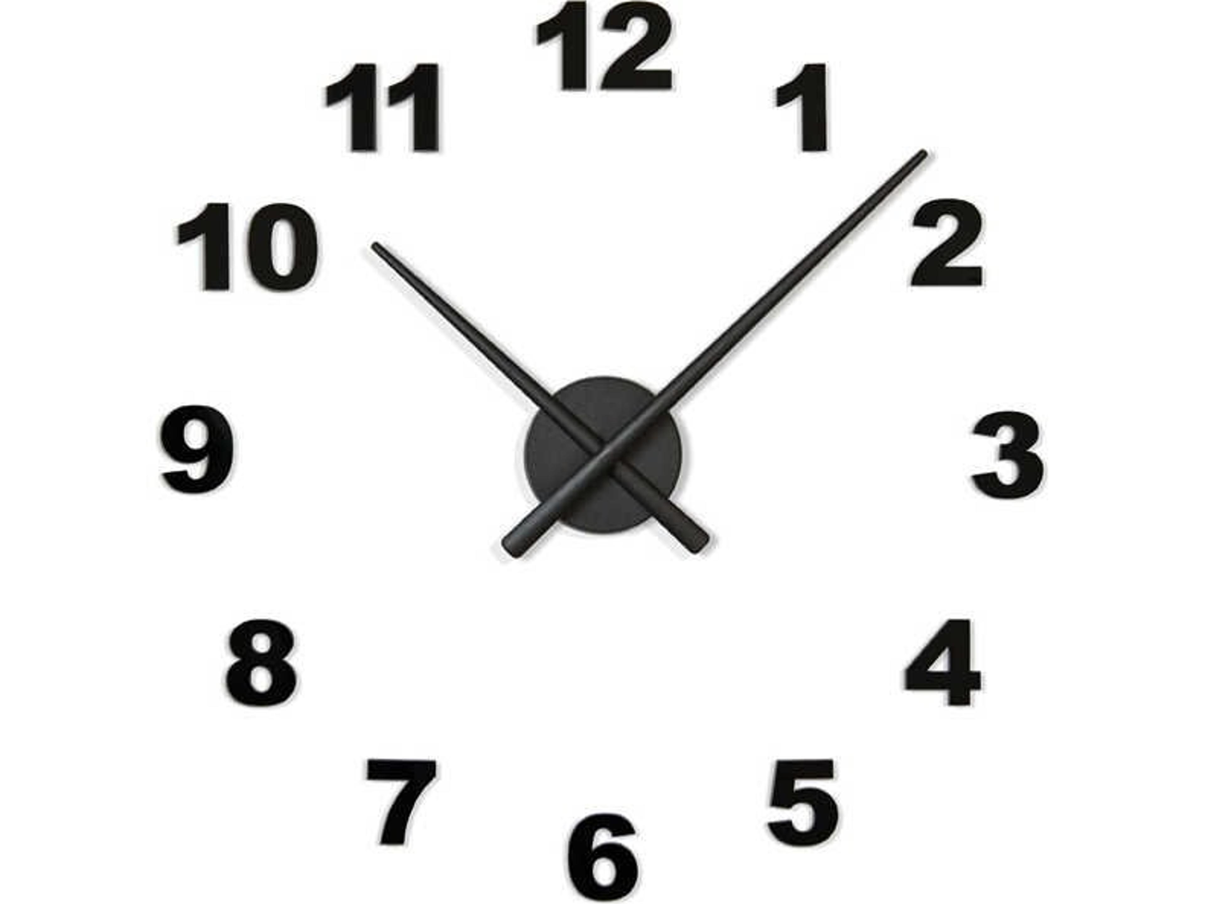 OJ Mini Black Wall Clock